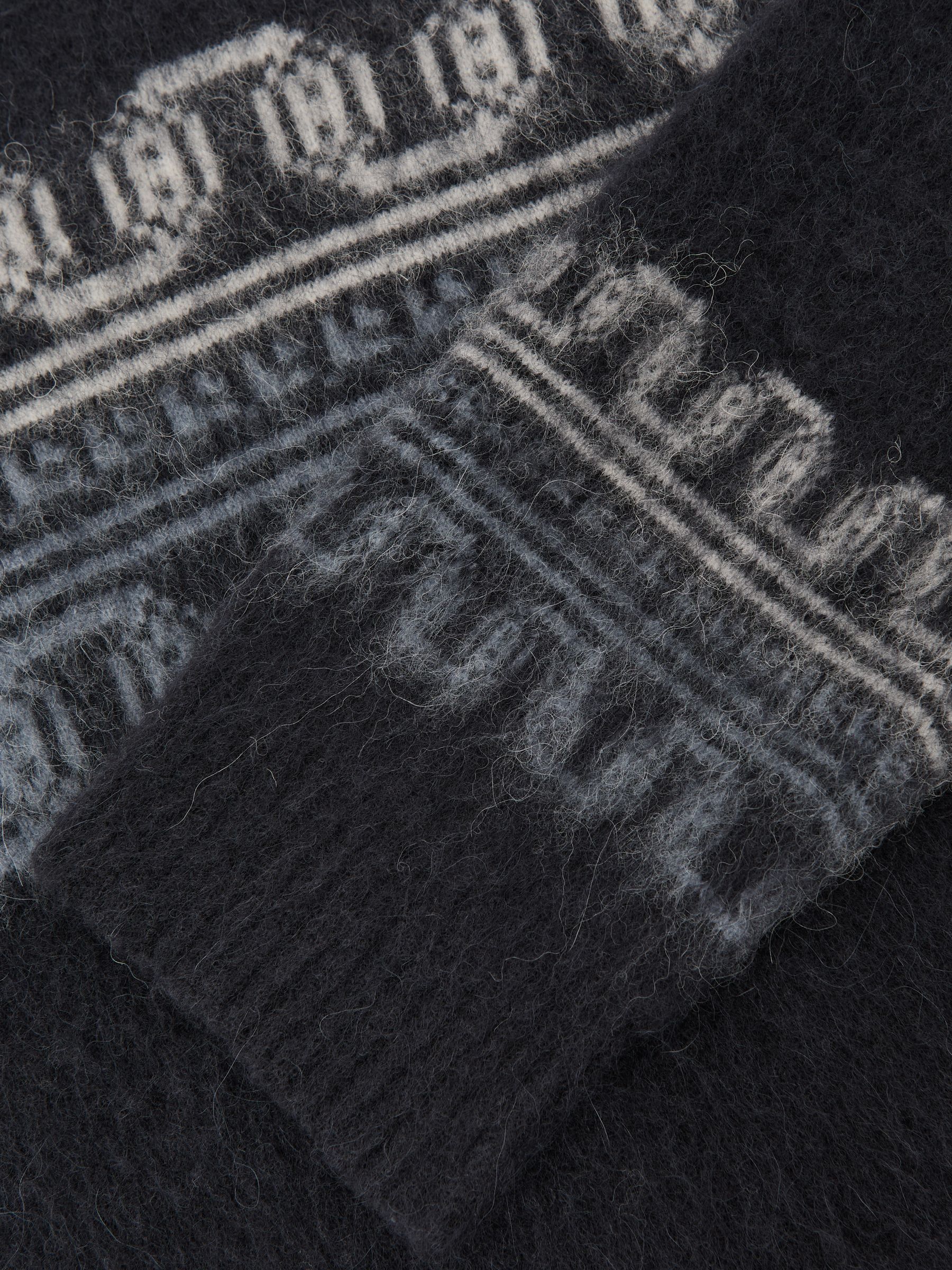 Wool-Alpaca Blend Fair Isle Jumper in Navy - image 3
