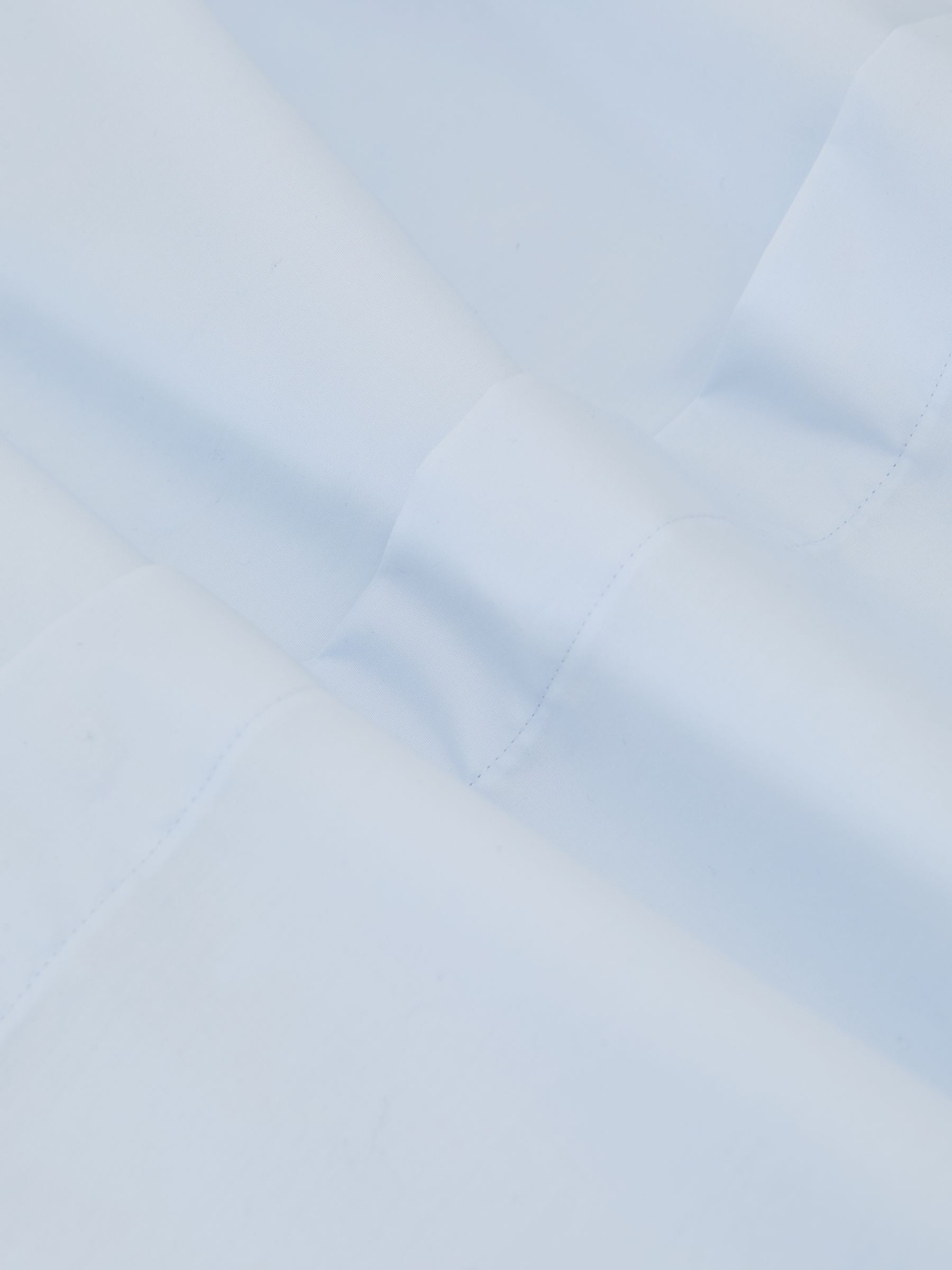 Stretch-Cotton Concealed-Placket Shirt Slim-Fit in Soft Blue - image 5