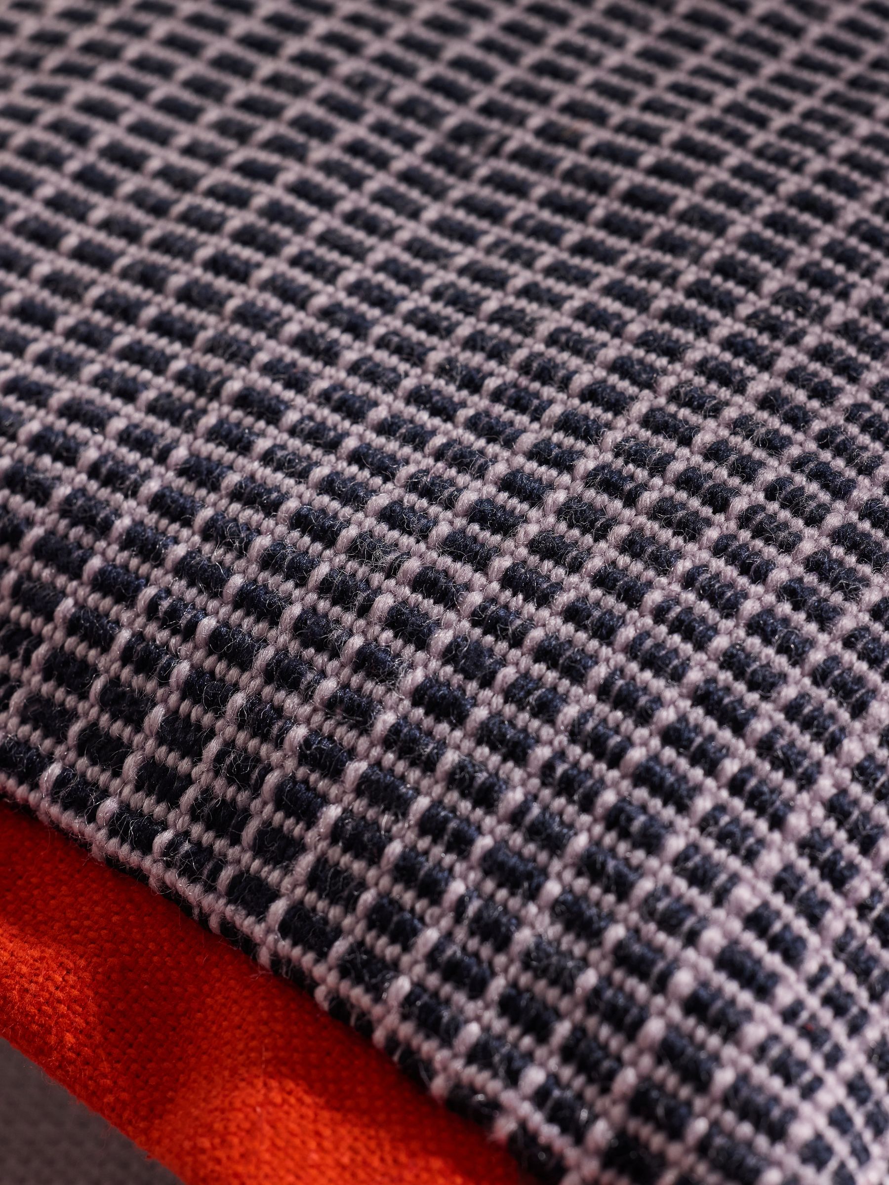 Cady Woven Textured Cushion in Blue - Image 3 of 4