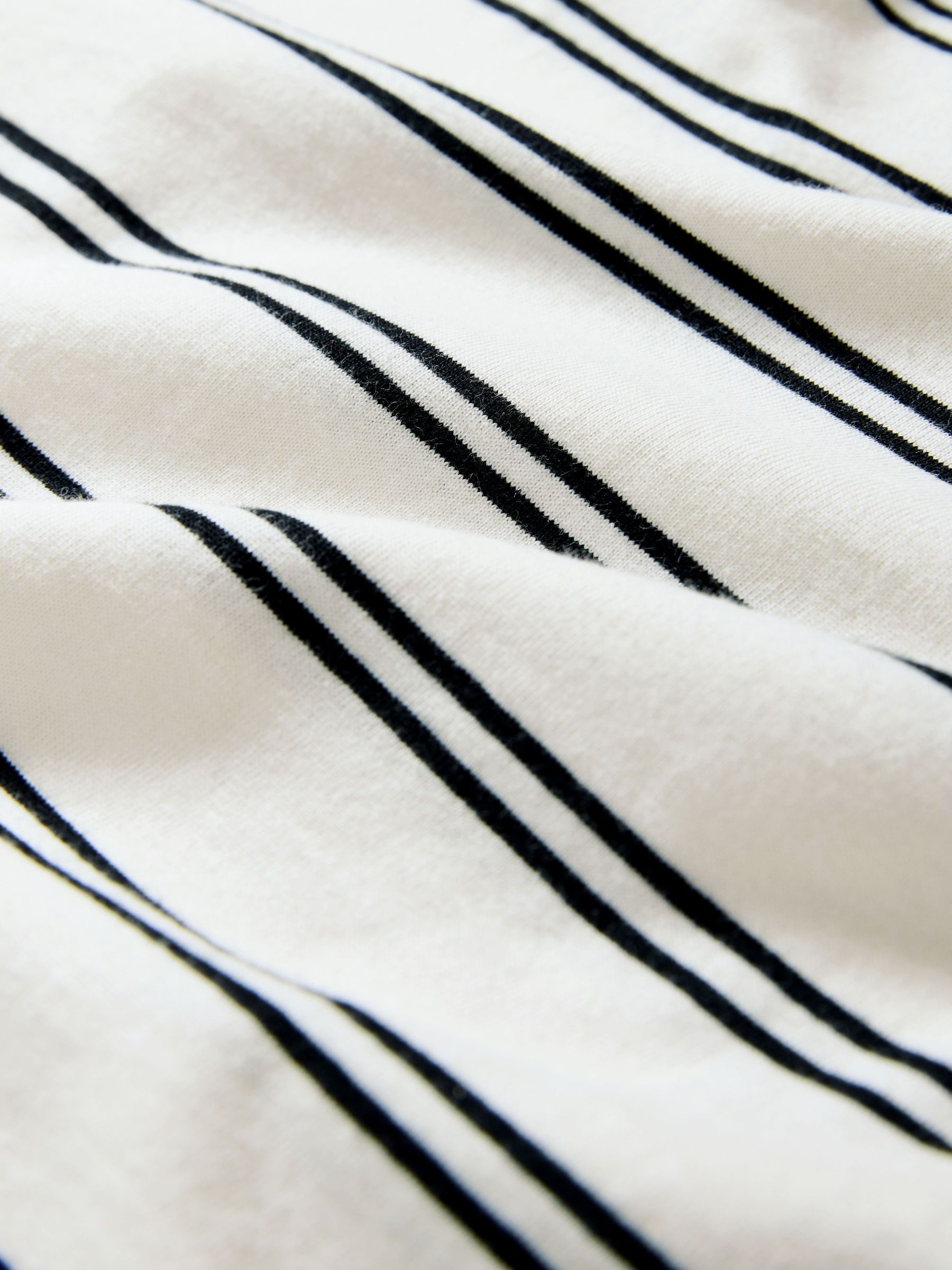 3 Pack Short Sleeve T-Shirt Dresses Black/Chocolate Brown/Stripe - Image 3 of 3