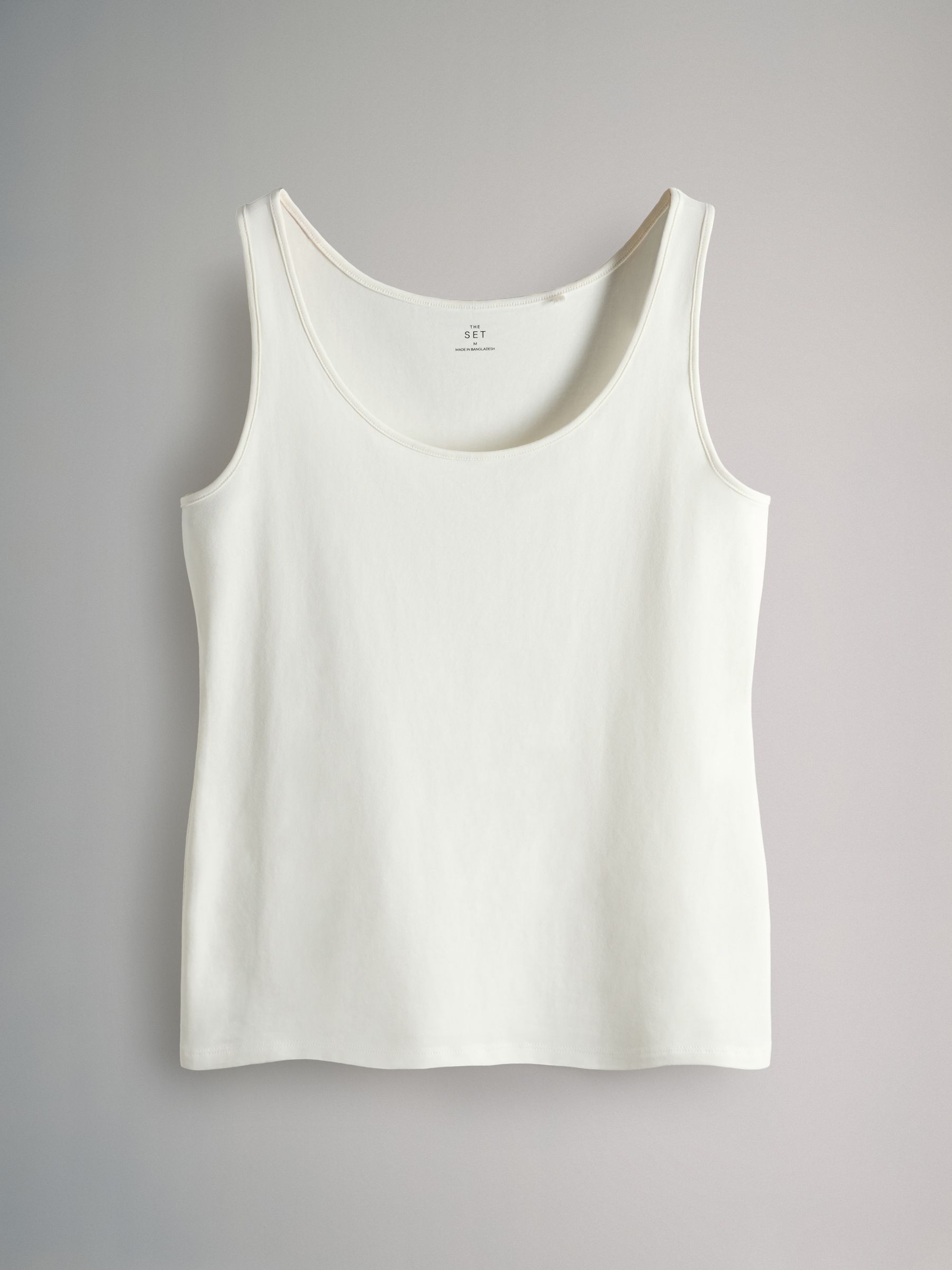 Chocolate Brown 7 Pack Scoop Neck Vests - Image 4 of 6