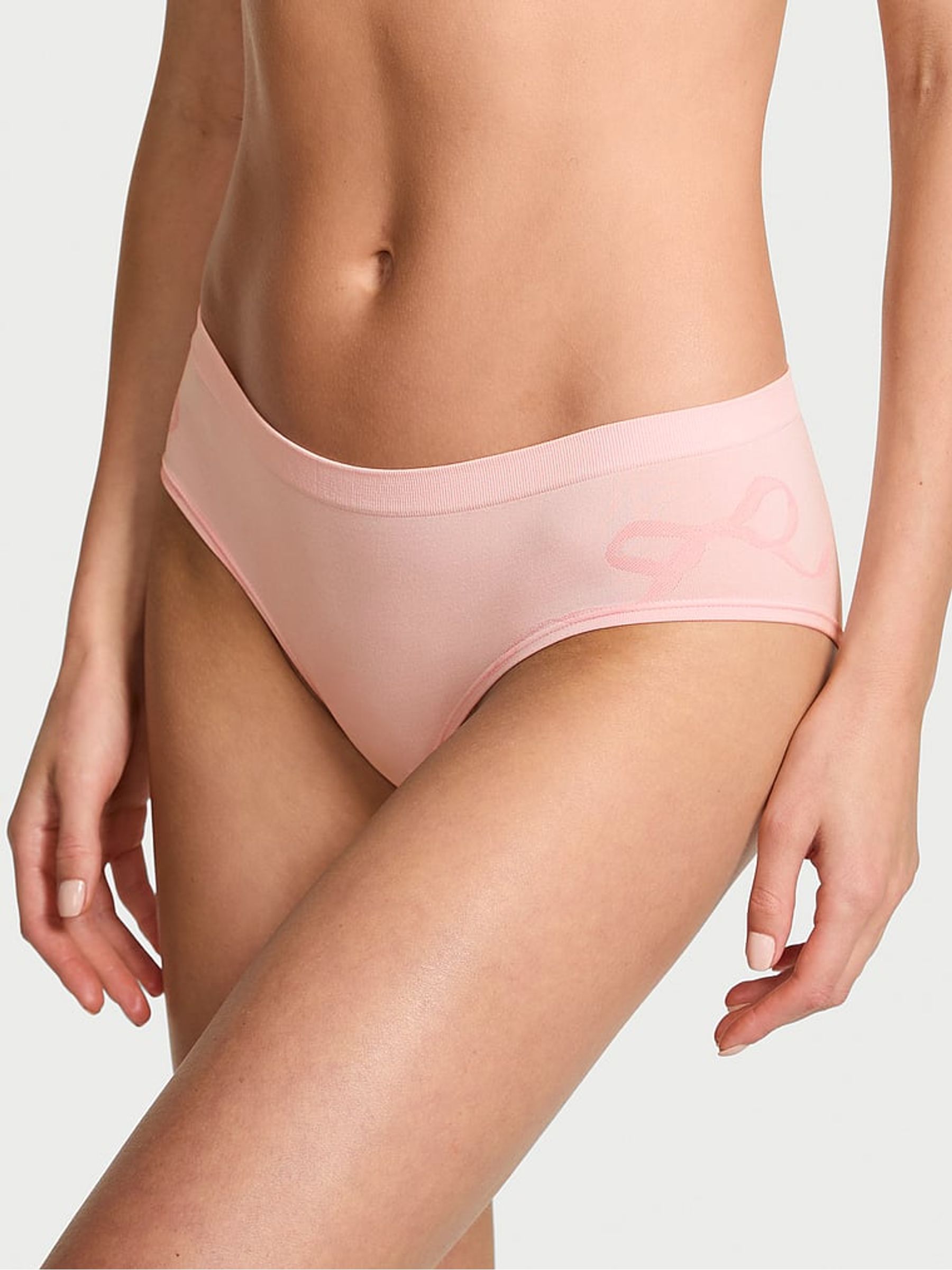 Angel Pink Bow Hipster Knickers - Image 1 of 2