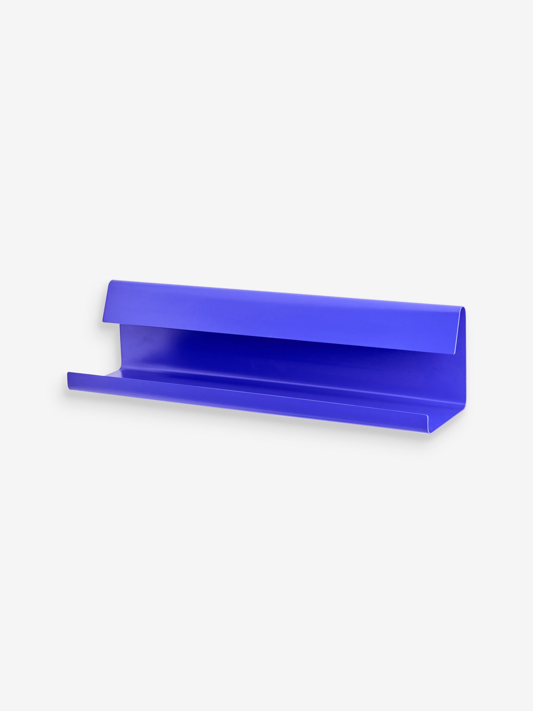 Wesley Metal Display Wall Shelf in Cobalt Blue - Image 3 of 4