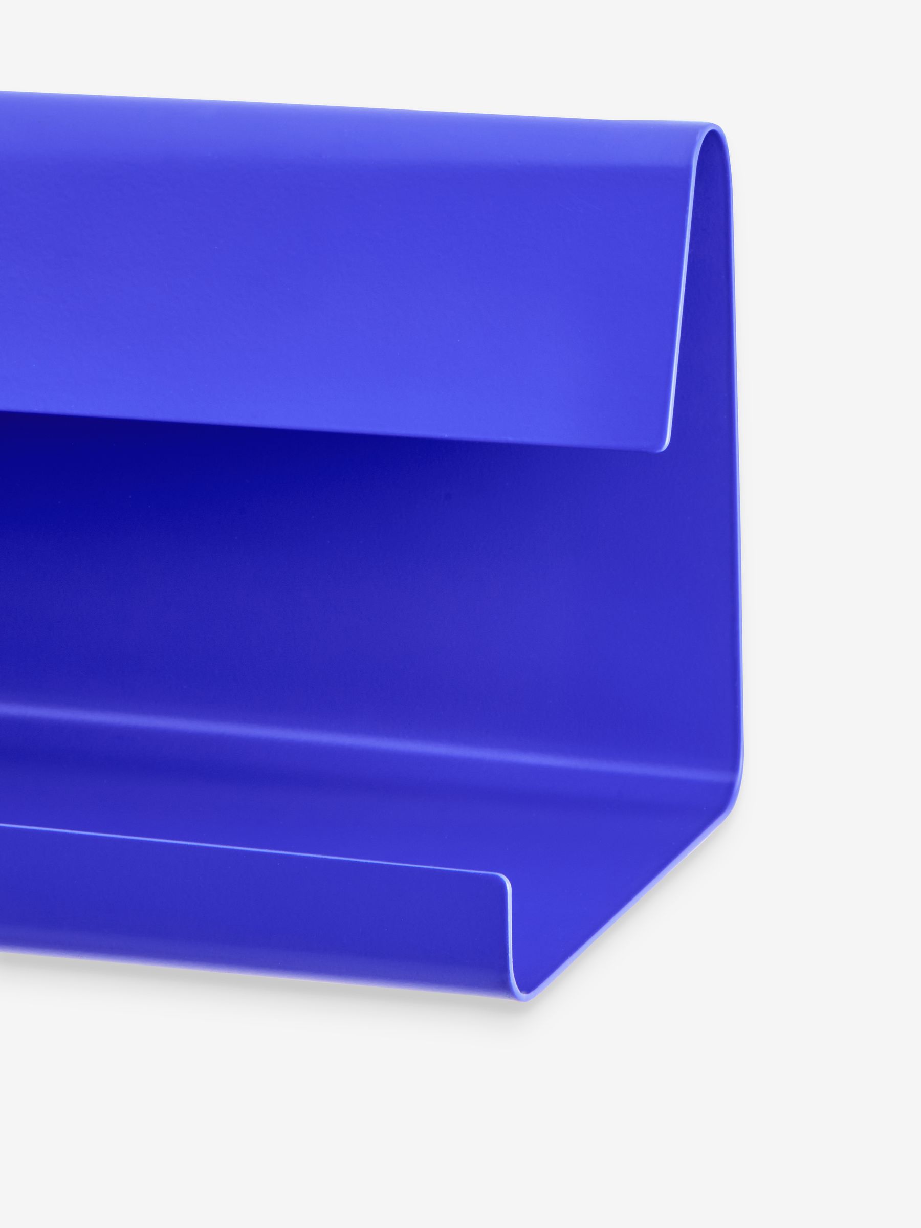 Wesley Metal Display Wall Shelf in Cobalt Blue - Image 4 of 4 Wesley Metal Display Wall Shelf in Cobalt Blue - Image 4 of 4