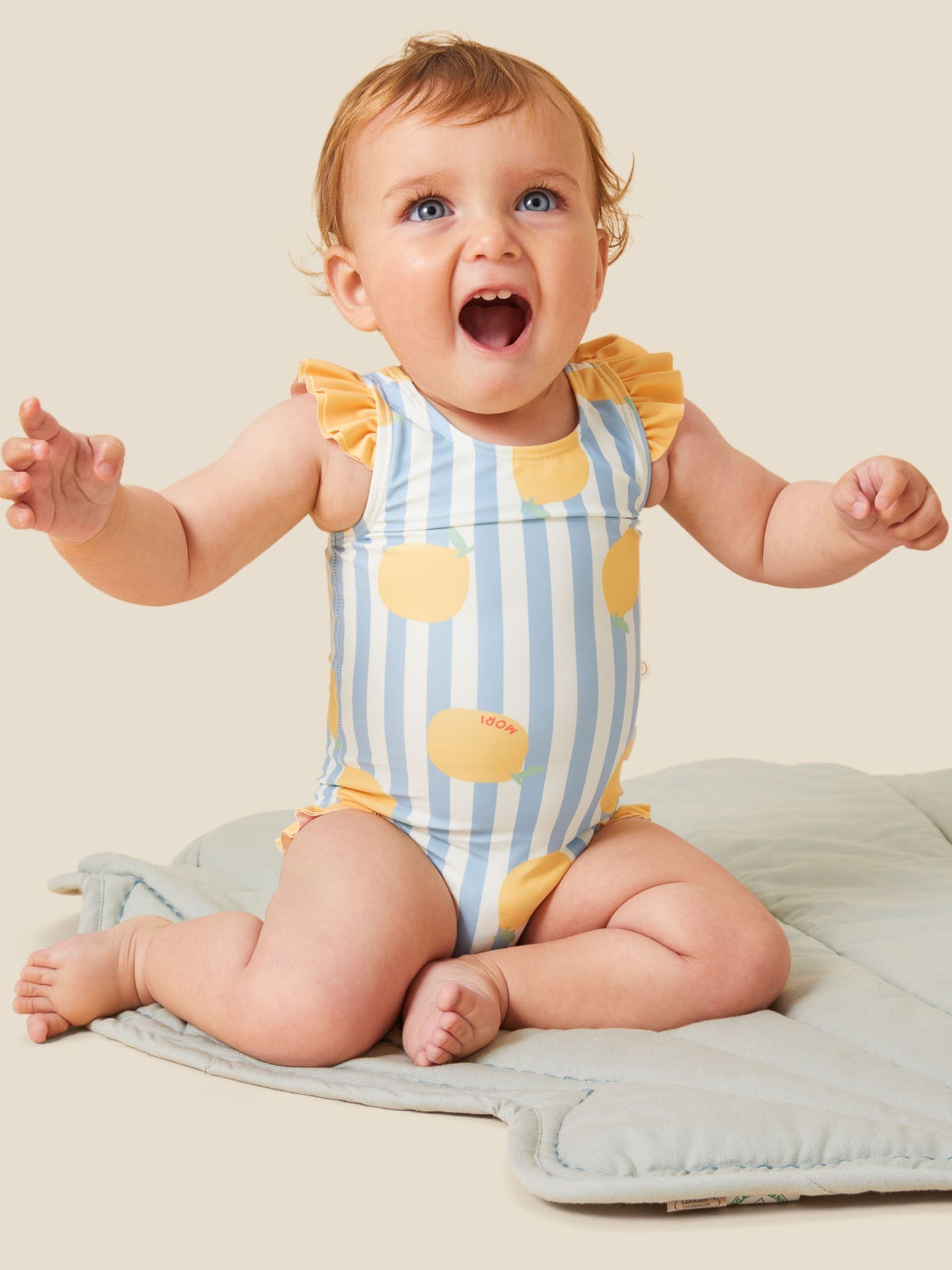 MORI Blue Stripe Swimsuit - Image 1 of 5