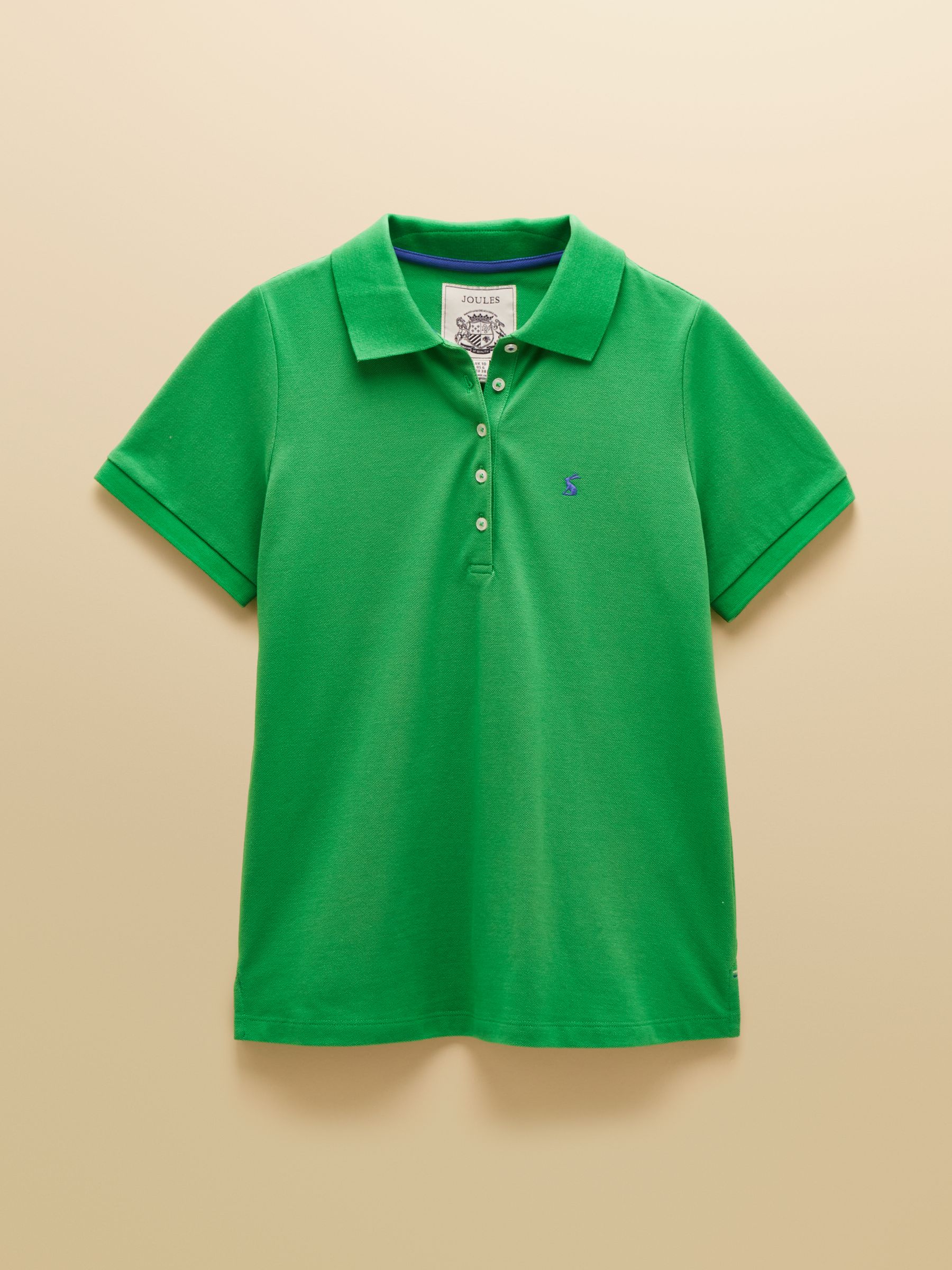 Woody Green Cotton Pique Short Sleeve Polo Shirt - Image 10 of 10 Woody Green Cotton Pique Short Sleeve Polo Shirt - Image 10 of 10