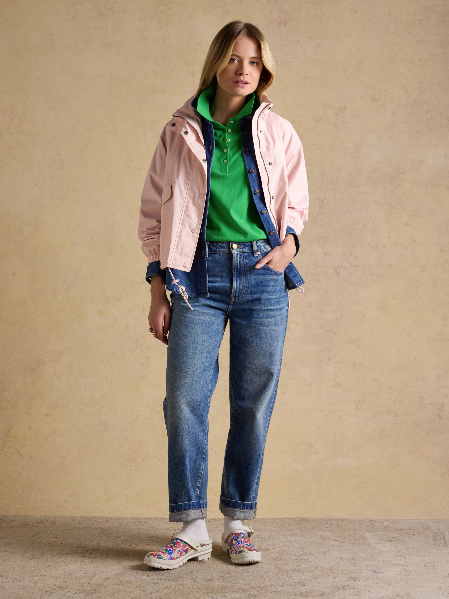 Woody Green Cotton Pique Short Sleeve Polo Shirt - Image 4 of 10