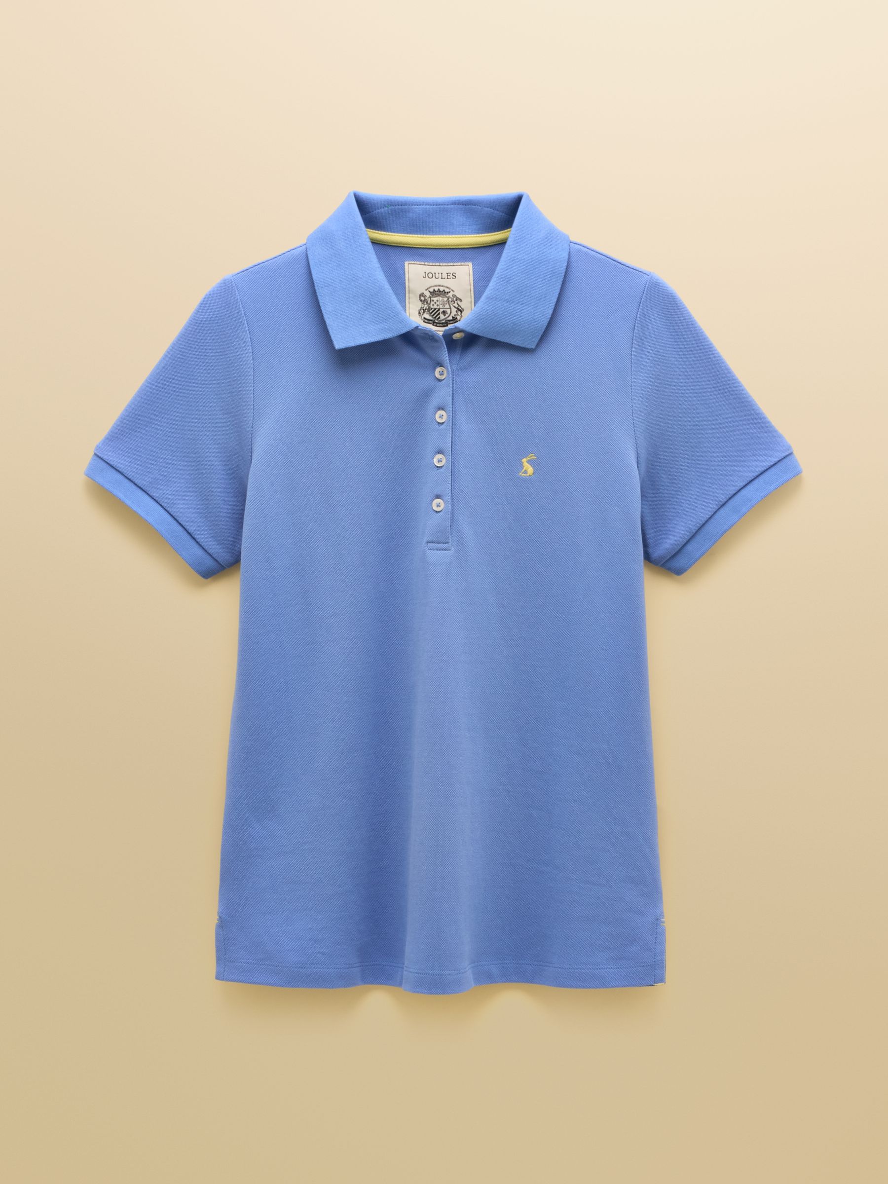 Woody Blue Cotton Pique Short Sleeve Polo Shirt - Image 8 of 8