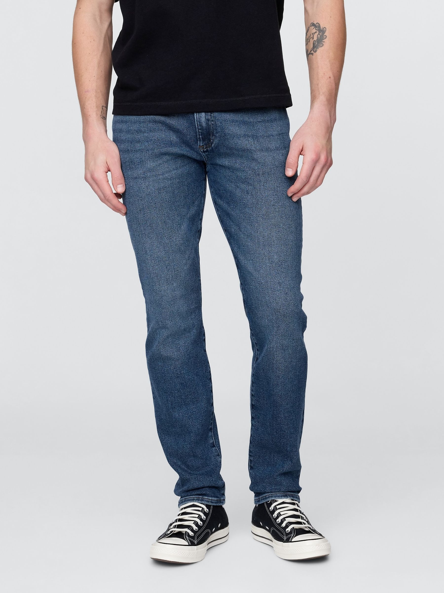Dark Blue Skinny Jeans - Image 1 of 6