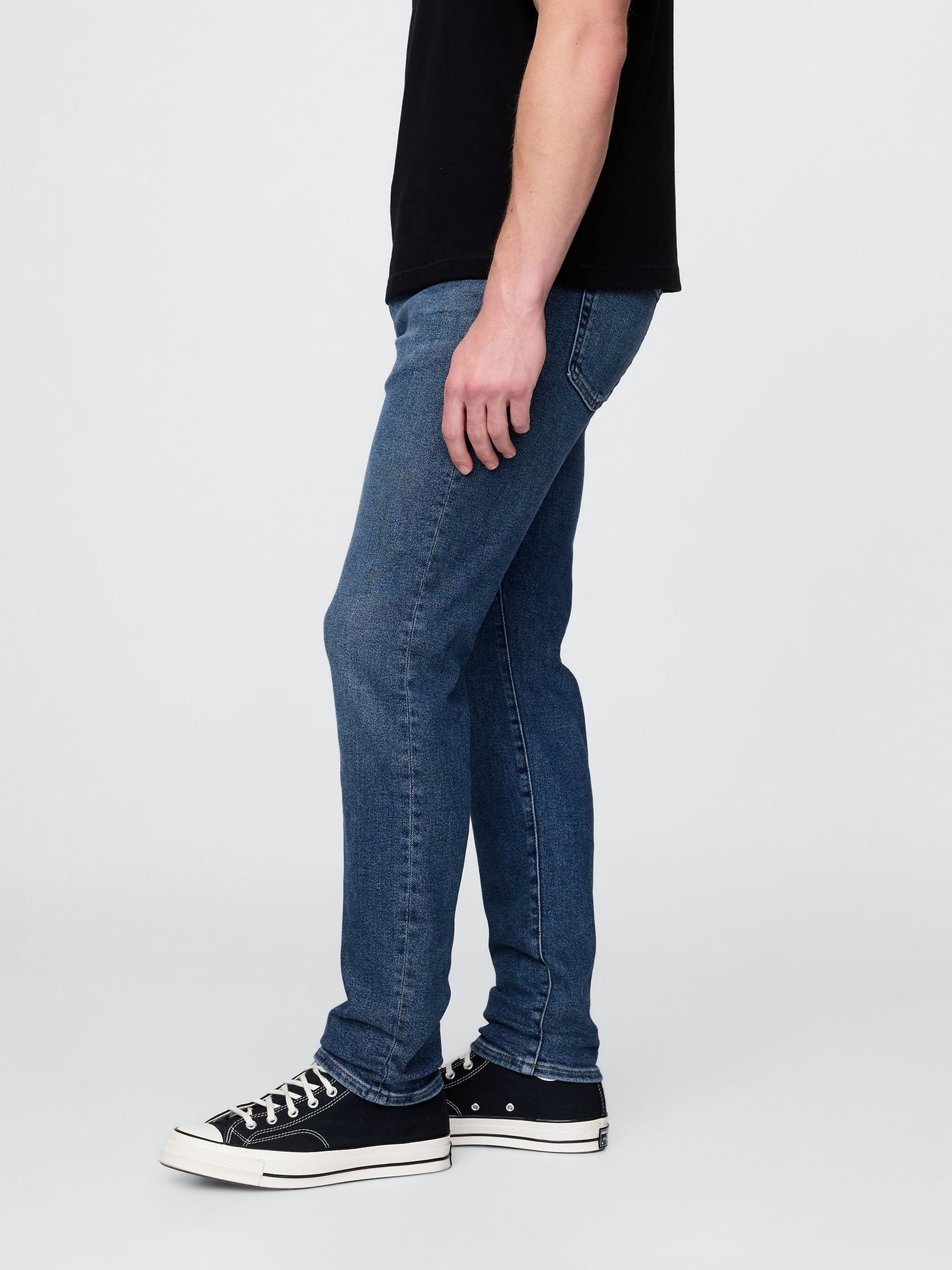 Dark Blue Skinny Jeans - Image 3 of 6
