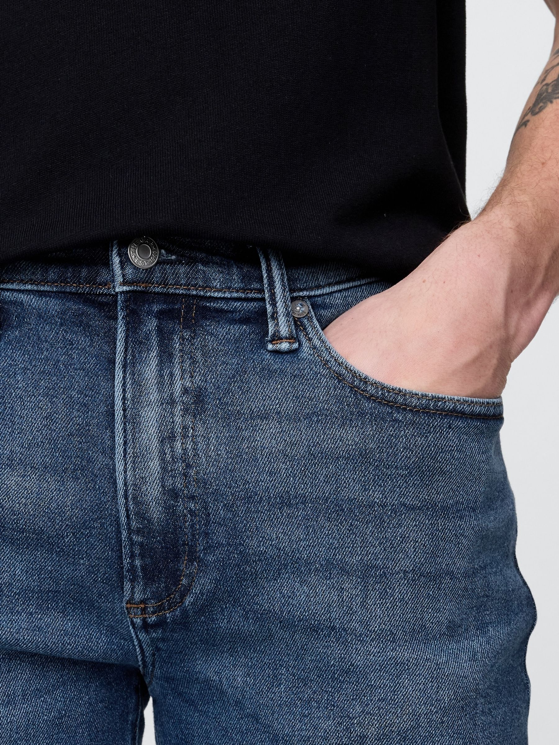 Dark Blue Skinny Jeans - Image 5 of 6