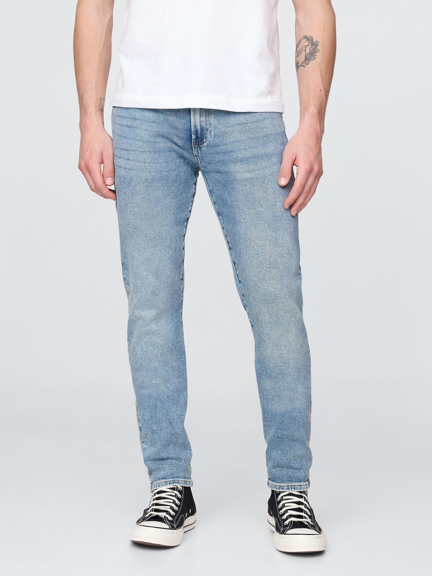Light Wash Blue Skinny Jeans - Image 1 of 6