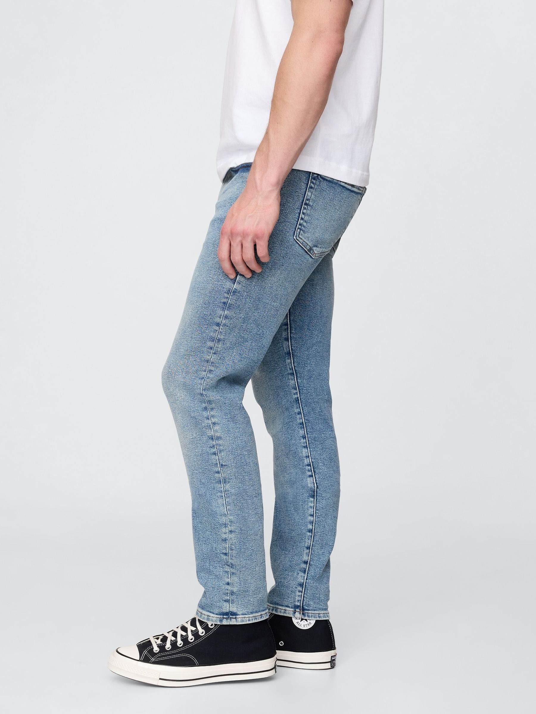 Light Wash Blue Skinny Jeans - Image 3 of 6