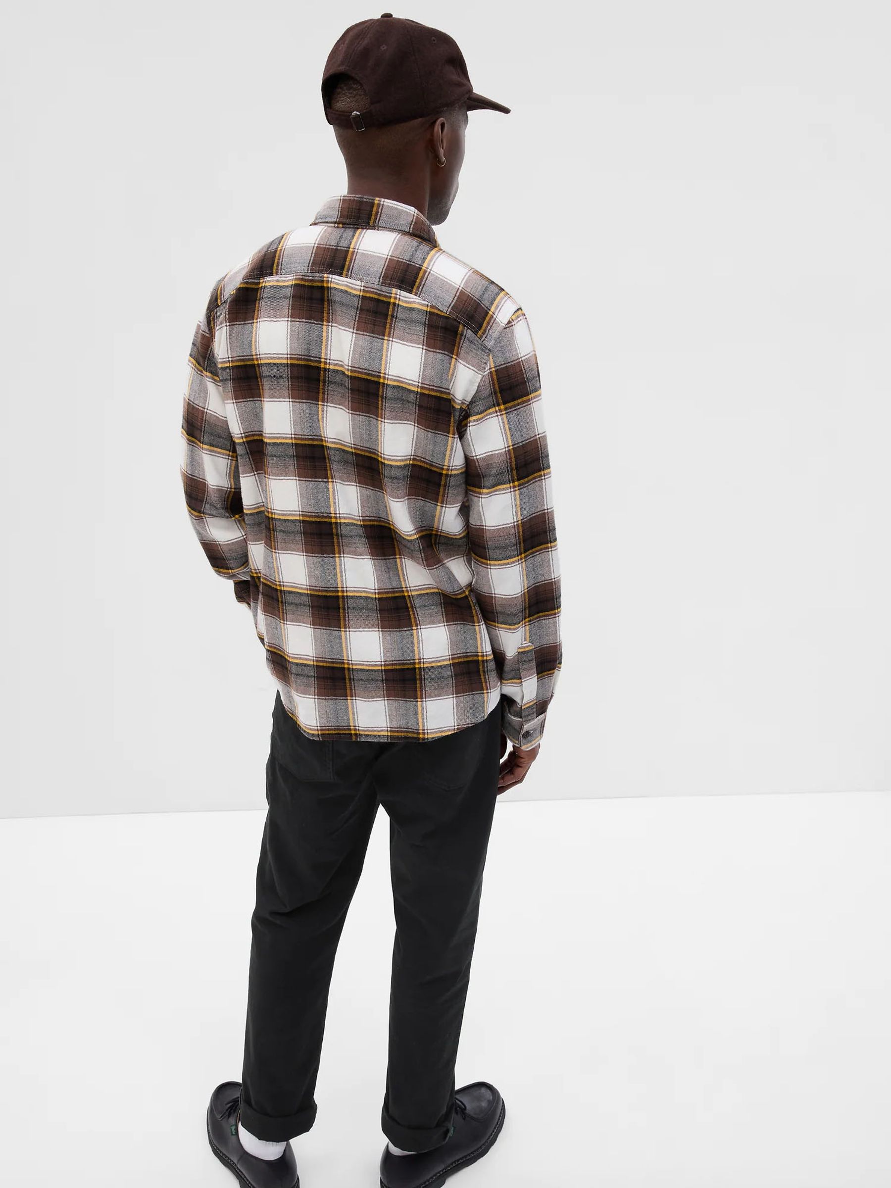 Black Straight Twill Jeans - Image 6 of 8