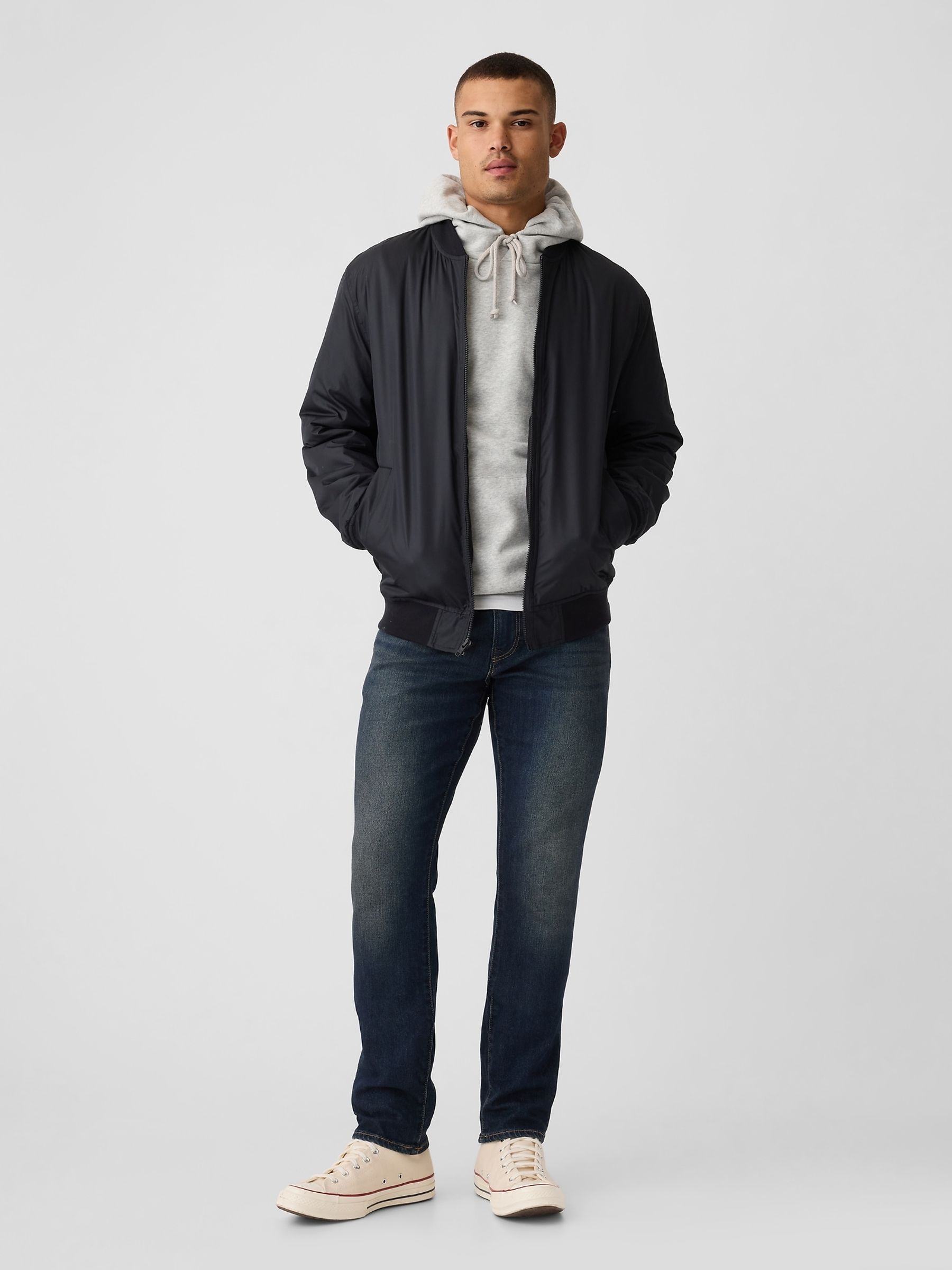 Dark Wash Blue Slim Soft Wear Jeans - Image 6 of 9
