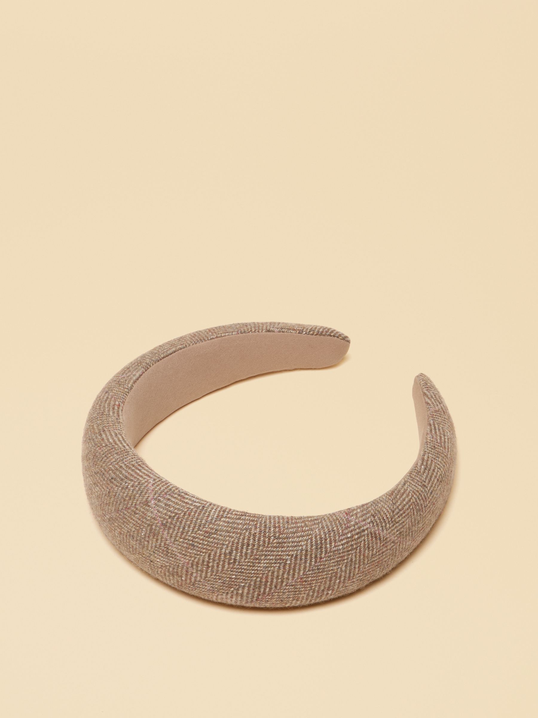 Tessie Neutral Tweed Headband - Image 4 of 6