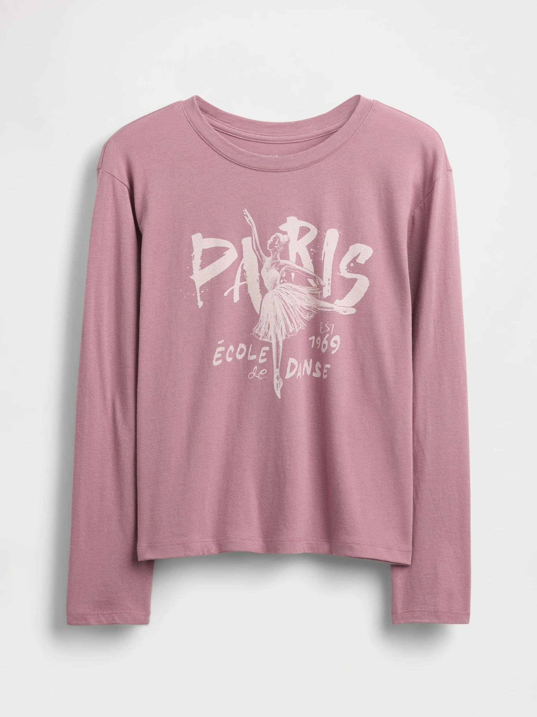 Pink Long Sleeve Value Graphic T-Shirt (4-13yrs) - Image 1 of 2