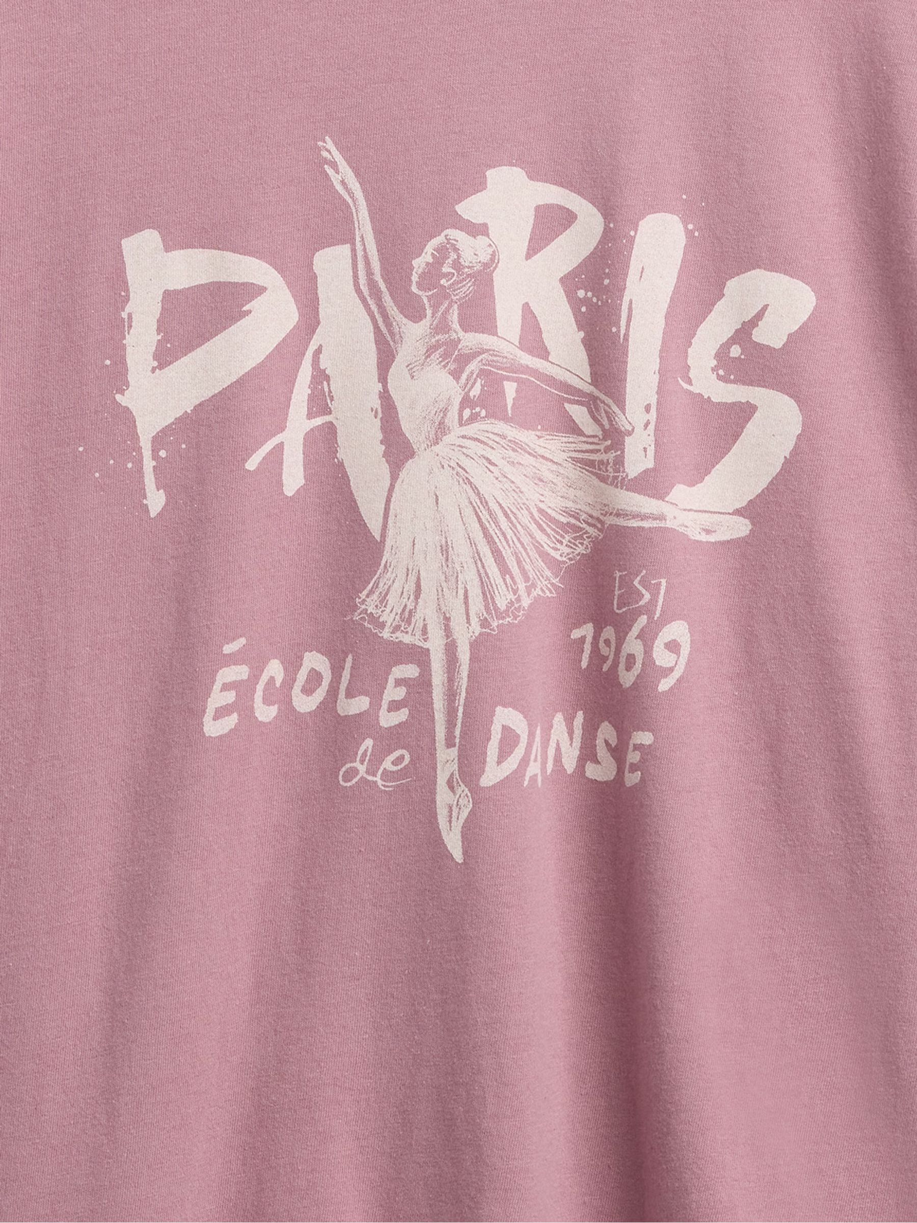 Pink Long Sleeve Value Graphic T-Shirt (4-13yrs) - Image 2 of 2