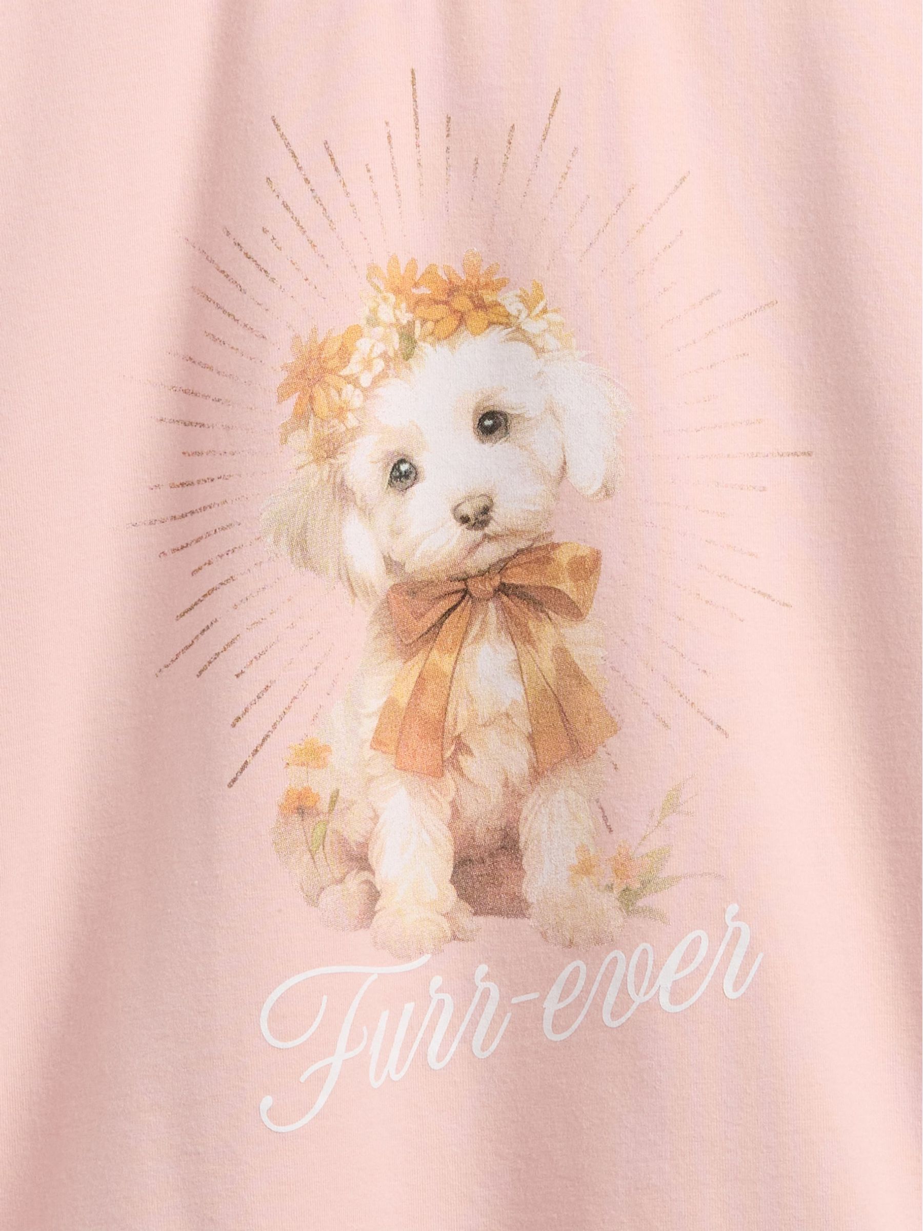 Pink Long Sleeve Value Graphic T-Shirt (4-13yrs) - Image 2 of 2