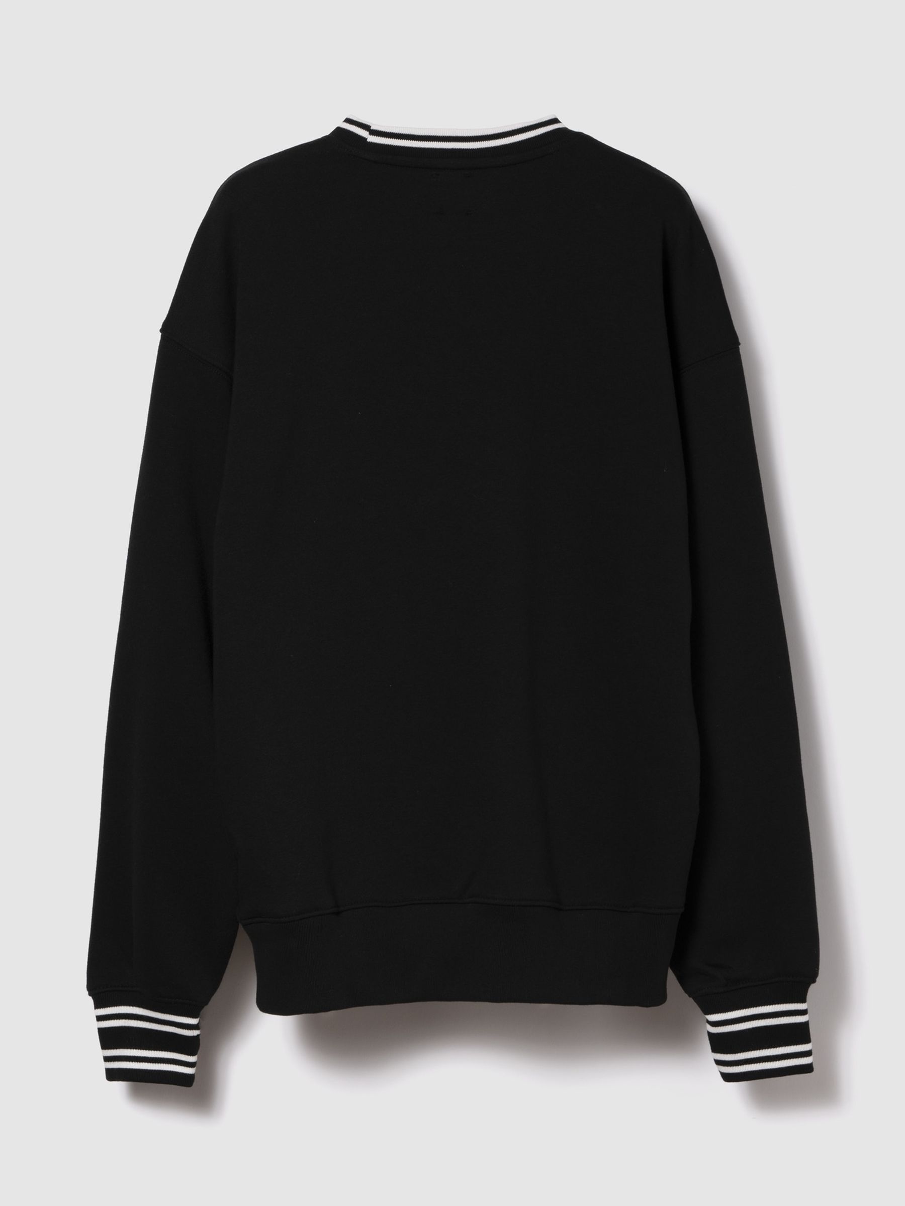 Black Oversized VintageSoft Logo Sweatshirt - Image 2 of 2