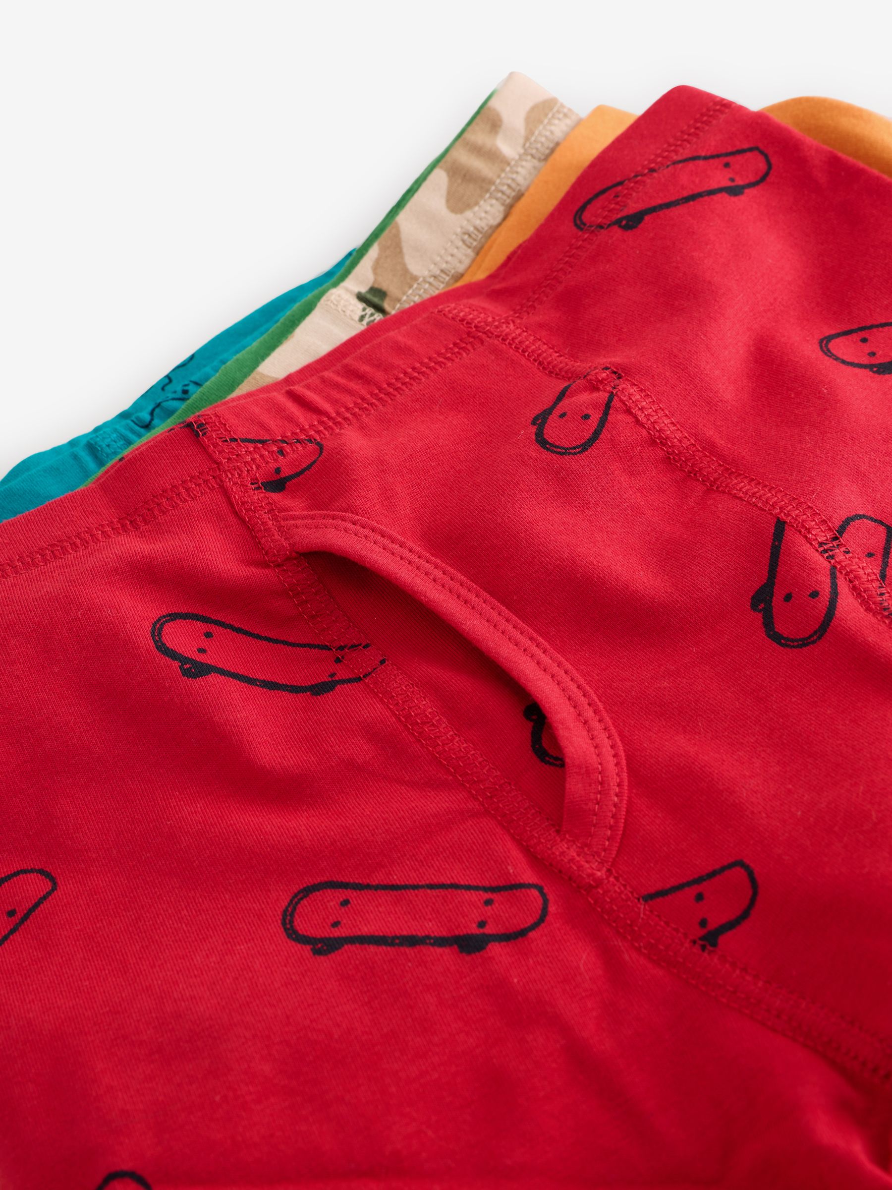 Red/Ochre Boxer Briefs 5 Pack - Image 3 of 3