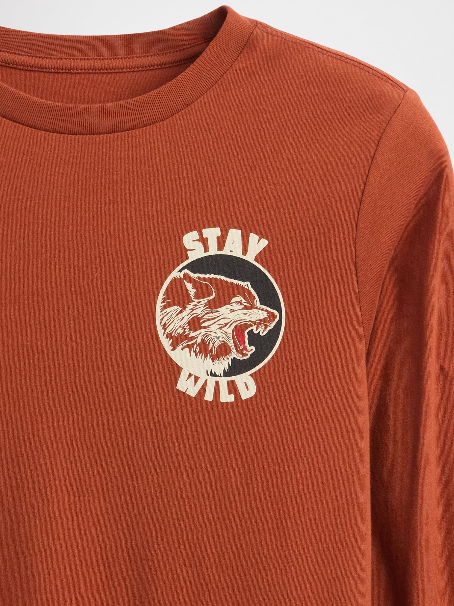 Orange Graphic T-Shirt - Image 3 of 3