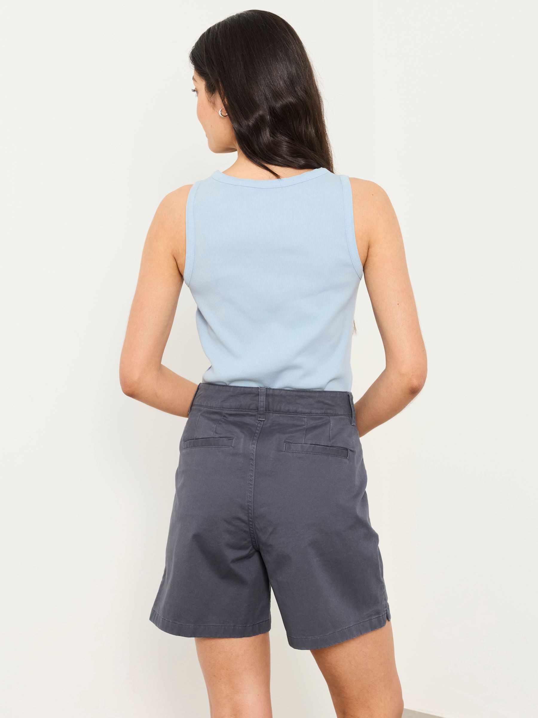 Elsham Slate Grey Chino Shorts - Image 2 of 6