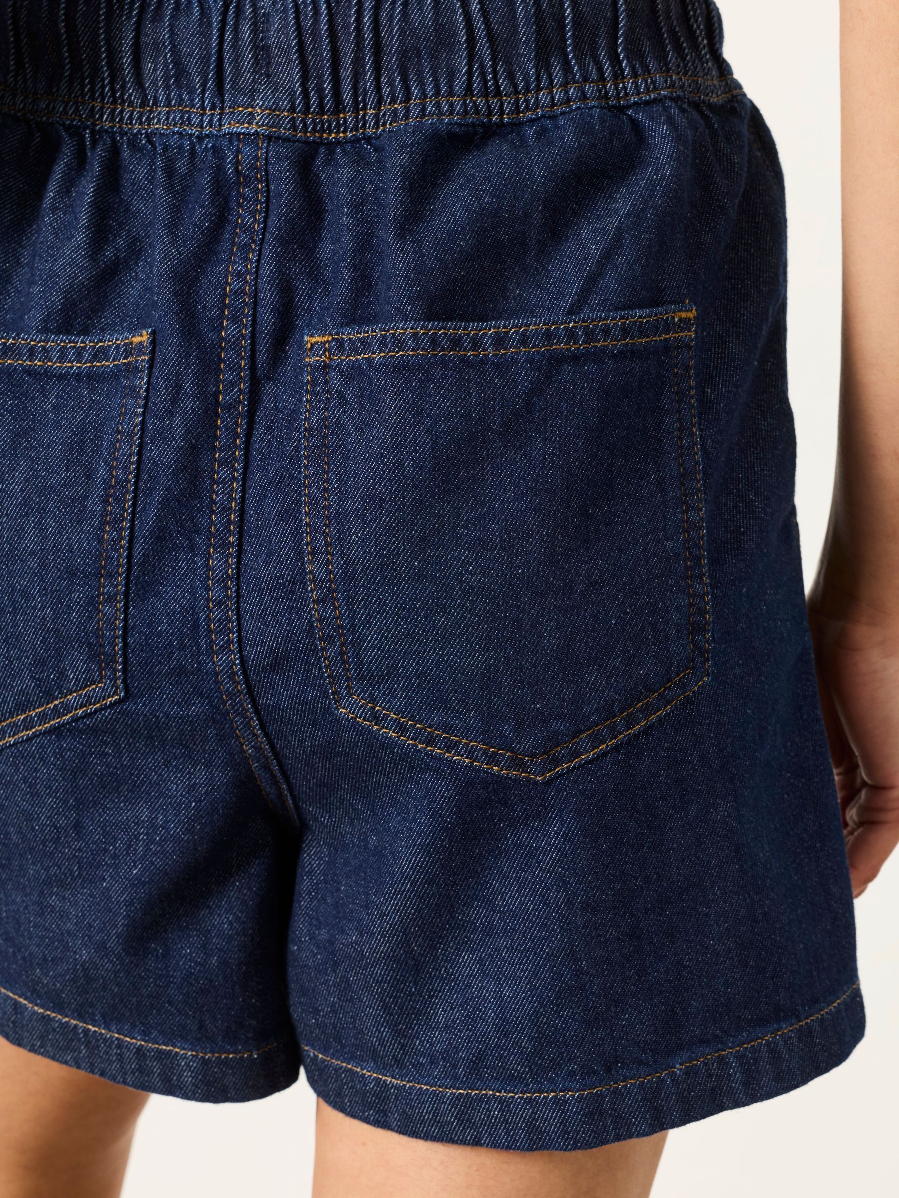 Cosby Dark Wash Denim Shorts - Image 4 of 6