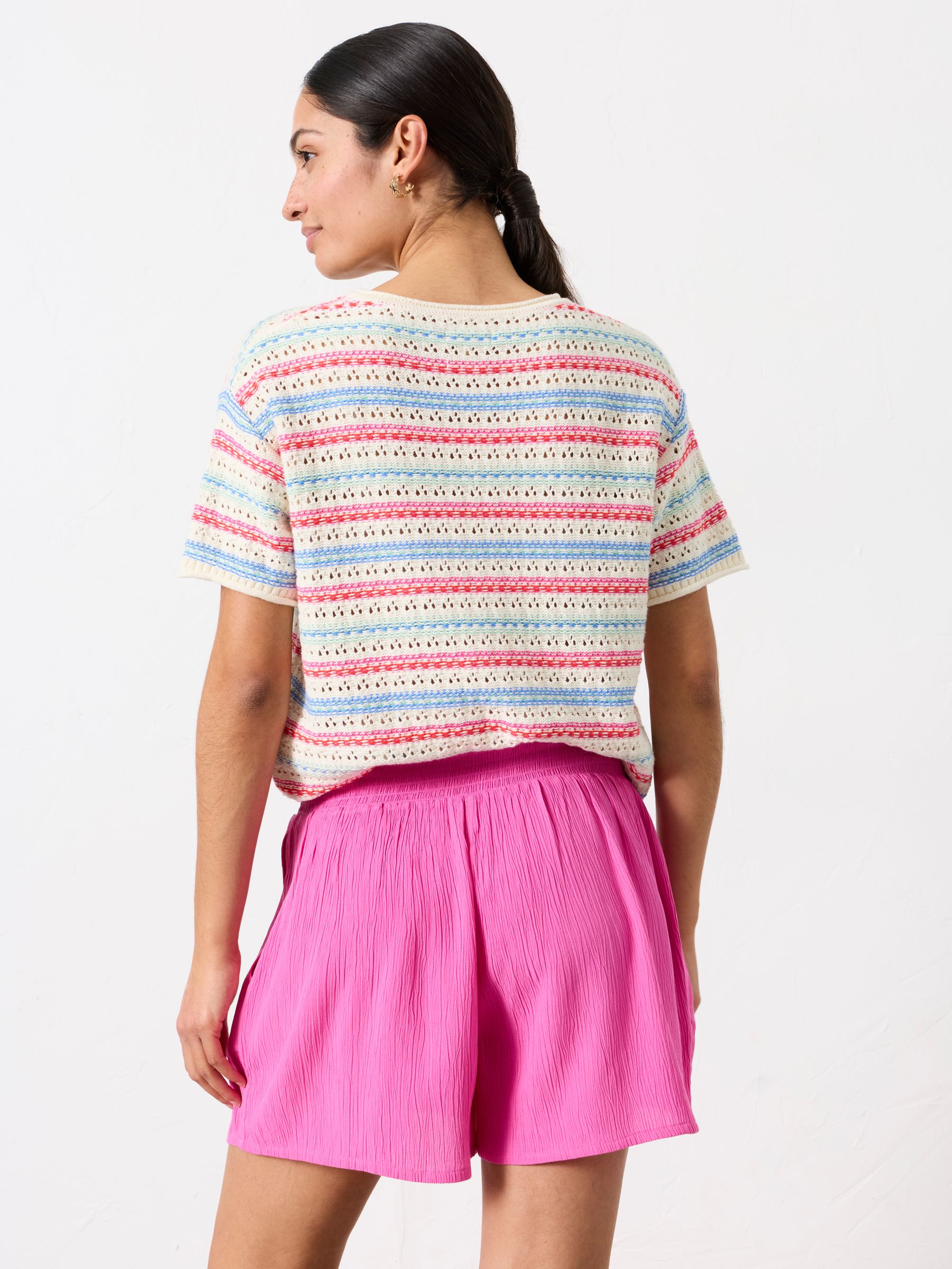 Rylee Pink Shorts - Image 2 of 6