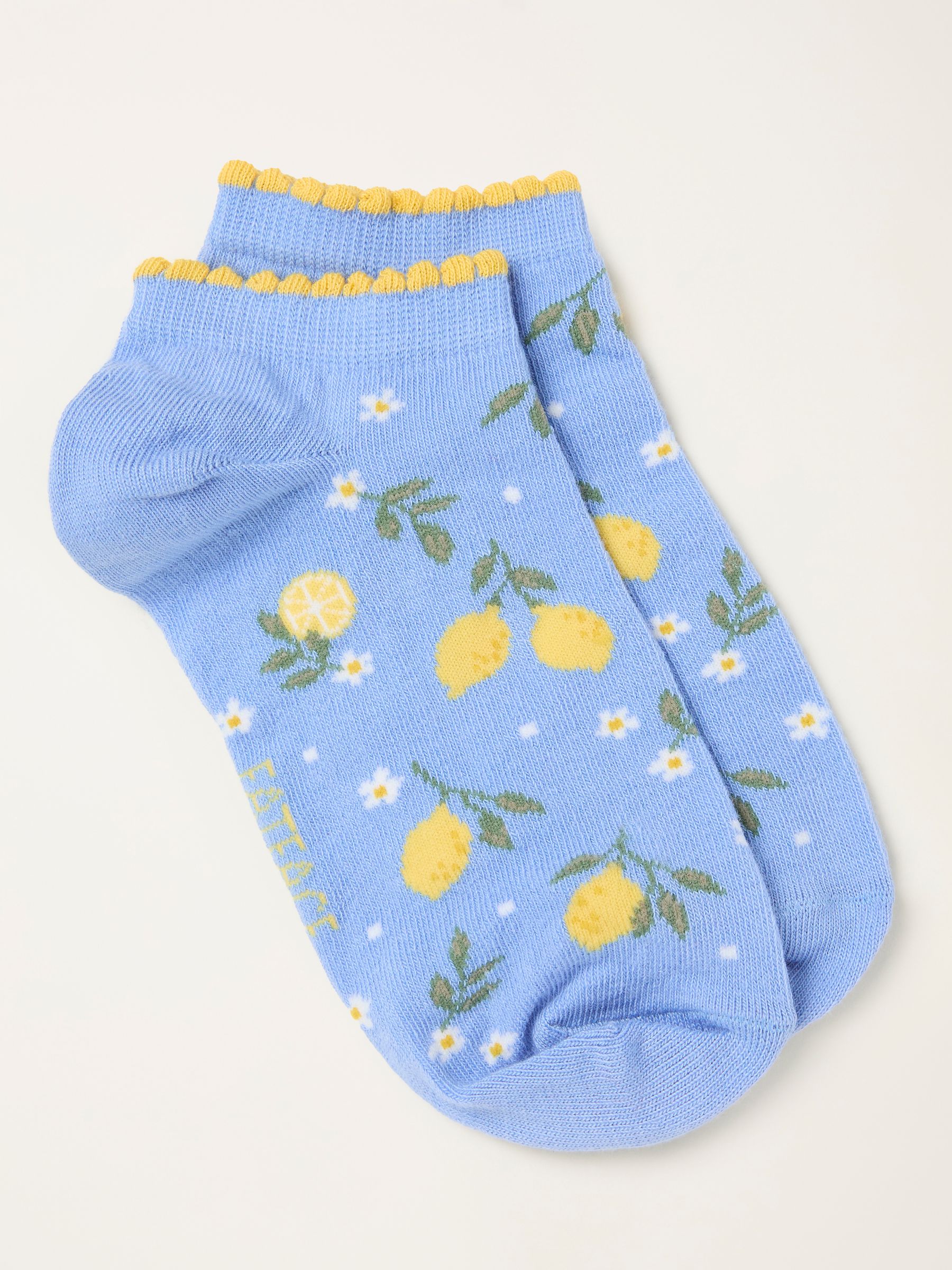 Blue Lemon Trainer Socks - Image 1 of 1