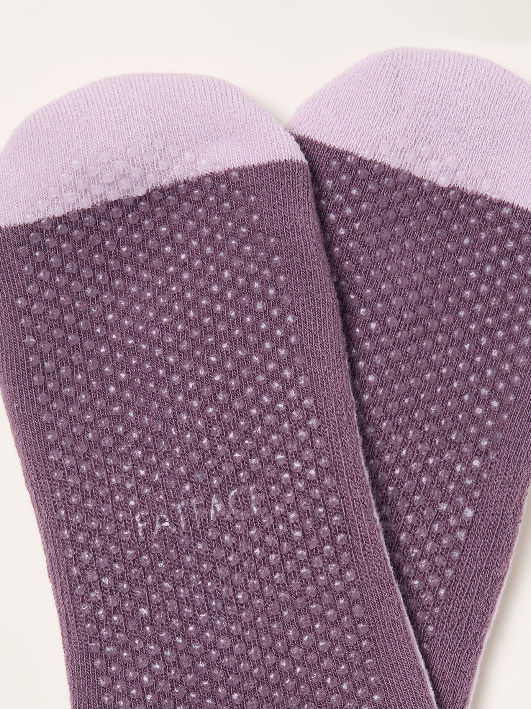 Lilac Purple Yoga and Pilates Socks - Image 2 of 2