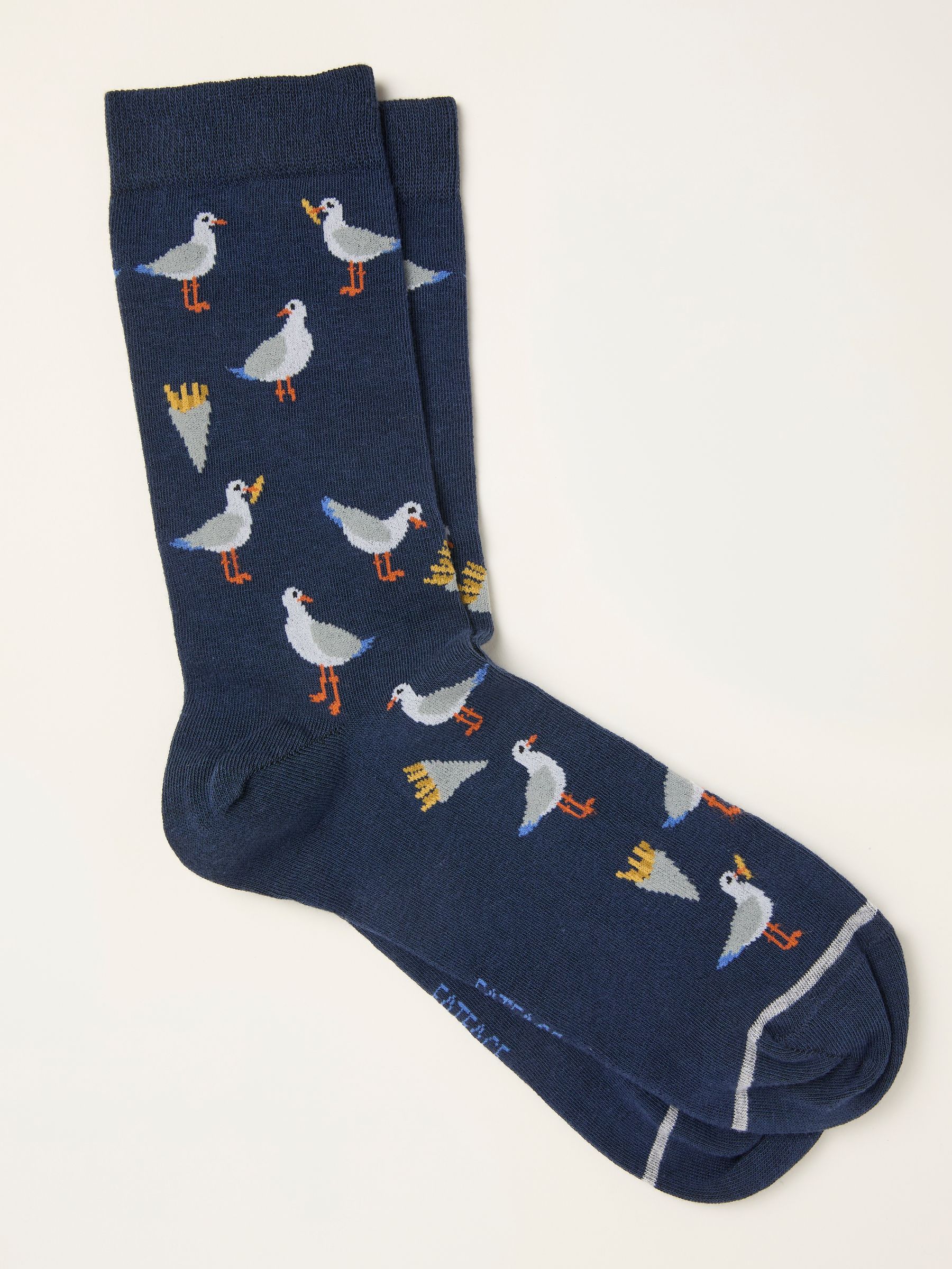 Navy Seagull Socks - Image 1 of 2