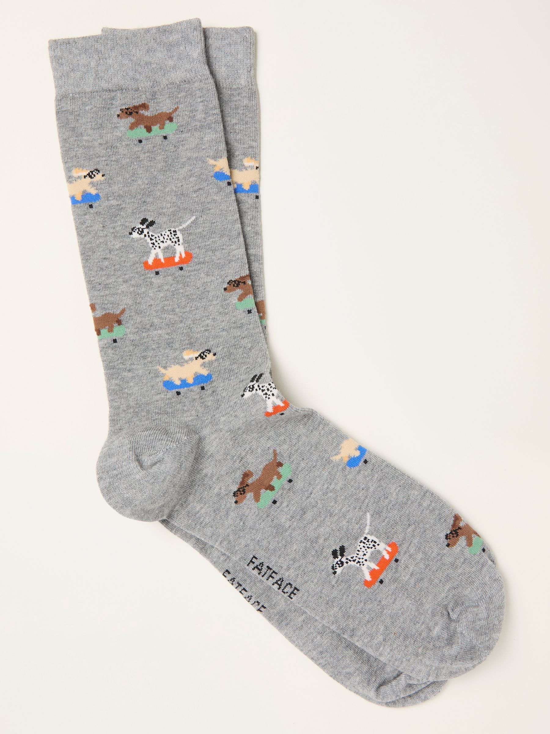 Grey Skating Dog Socks - Image 1 of 2
