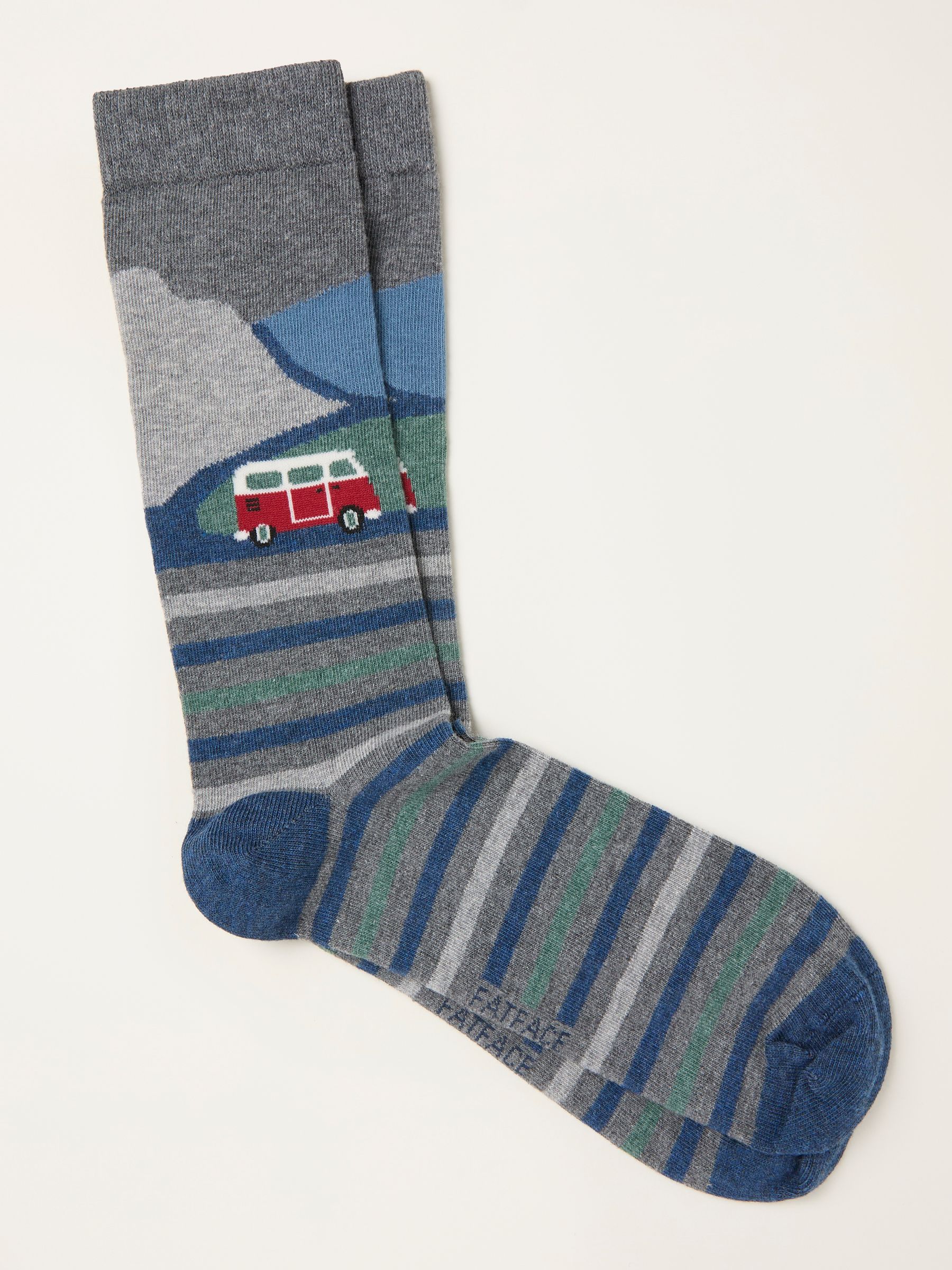 Multi Colour Campervan Socks - Image 1 of 2