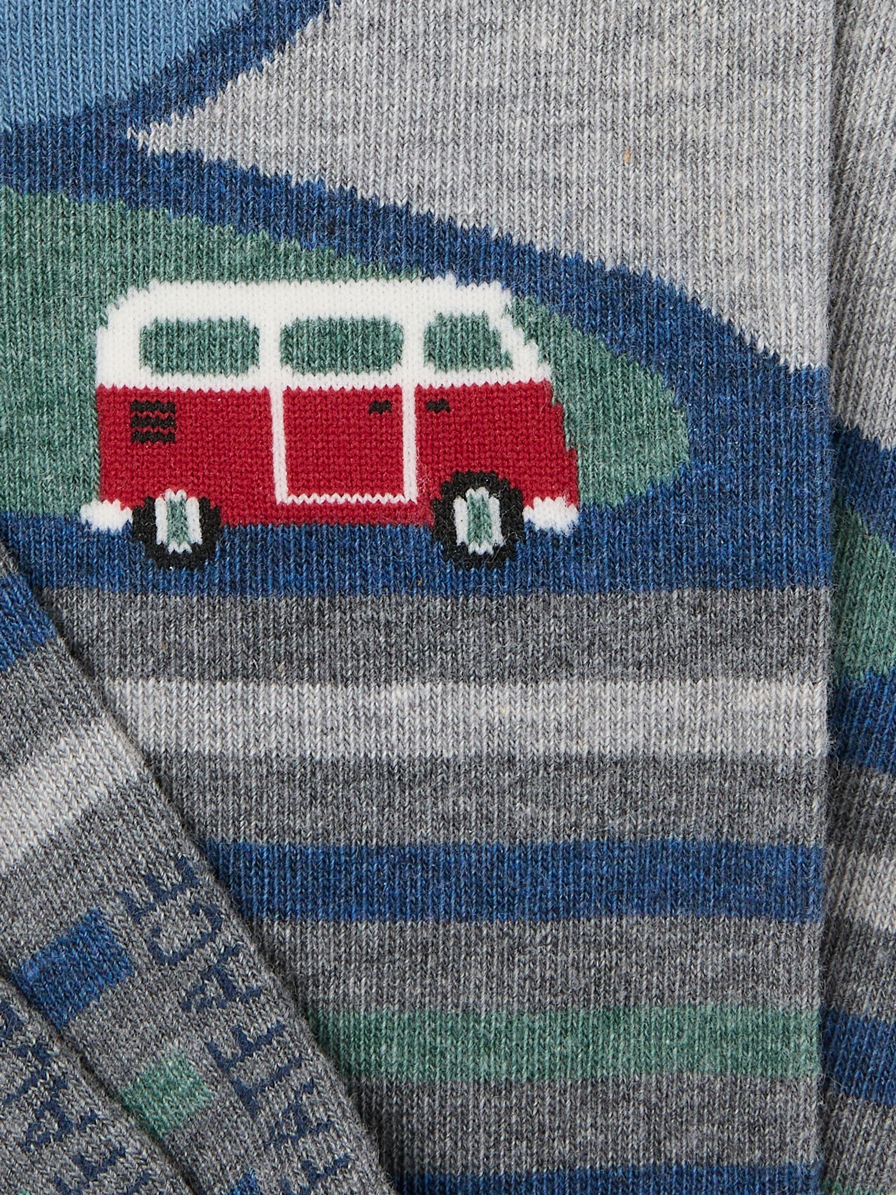 Multi Colour Campervan Socks - Image 2 of 2