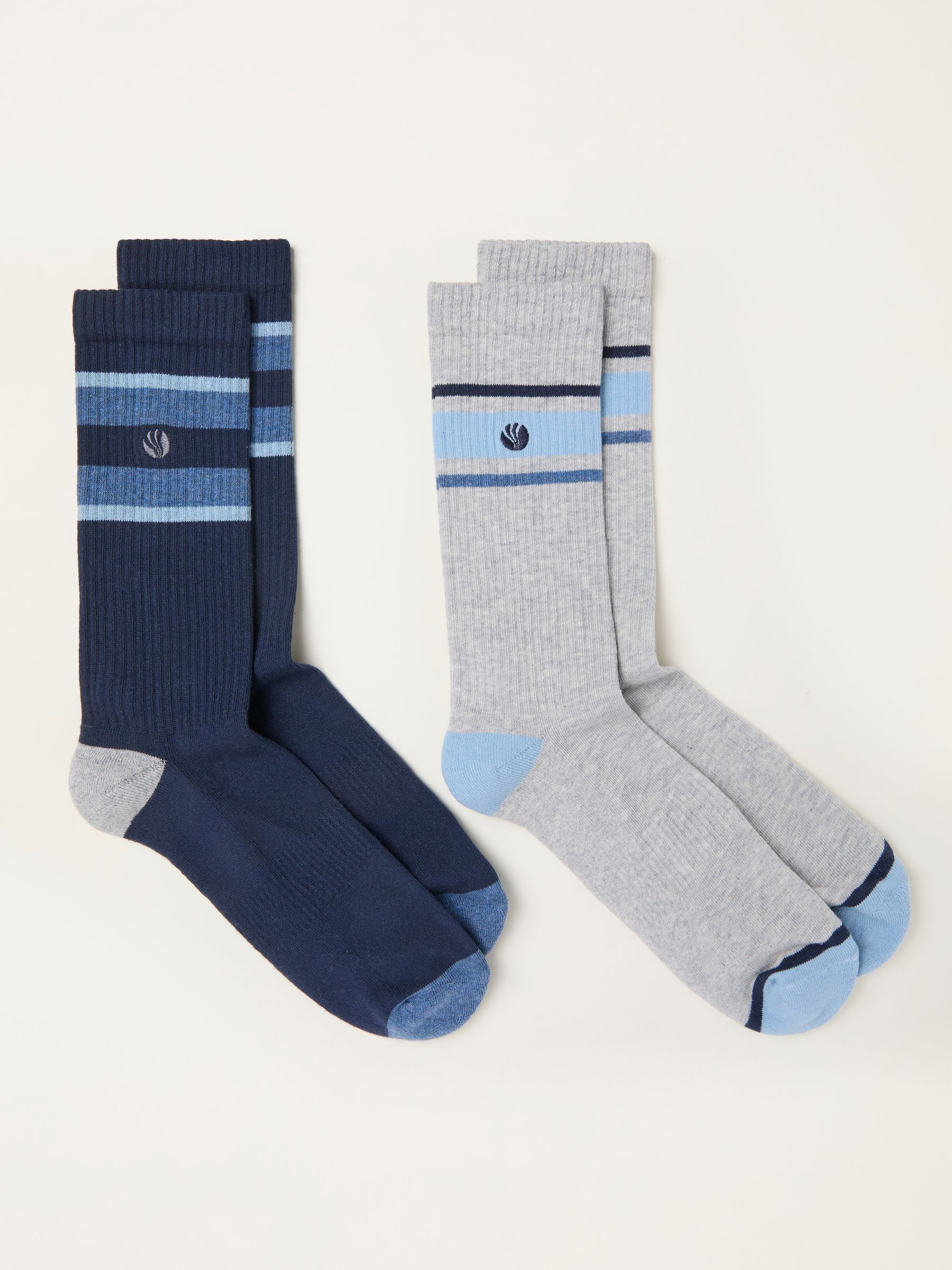 Navy 2 Pairs of Sport Socks - Image 2 of 2