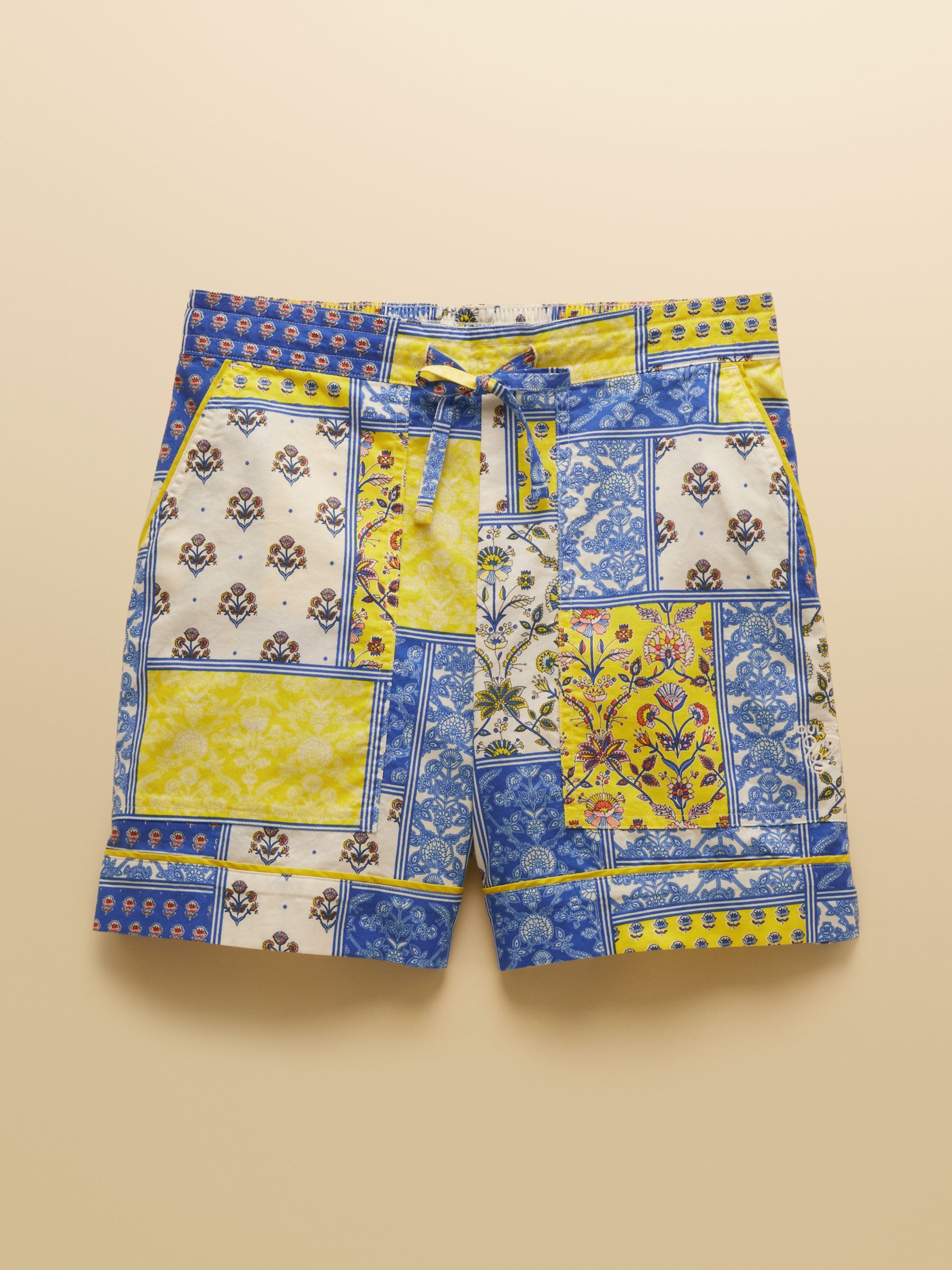 Annie Multi Printed Patchwork Pull On Oxford Shorts - Image 11 of 11