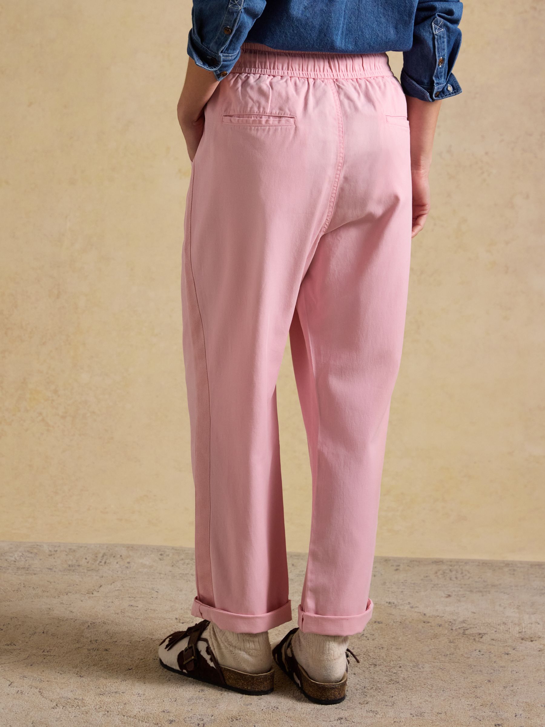 Pink Relaxed Chino Tapered Trousers - Image 2 of 8