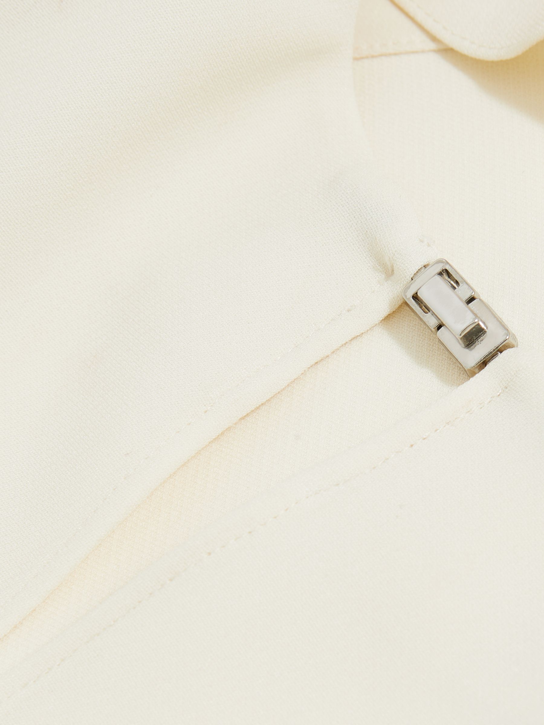 Atelier Crepe Turn-Lock Top in Cream - Image 7 of 7