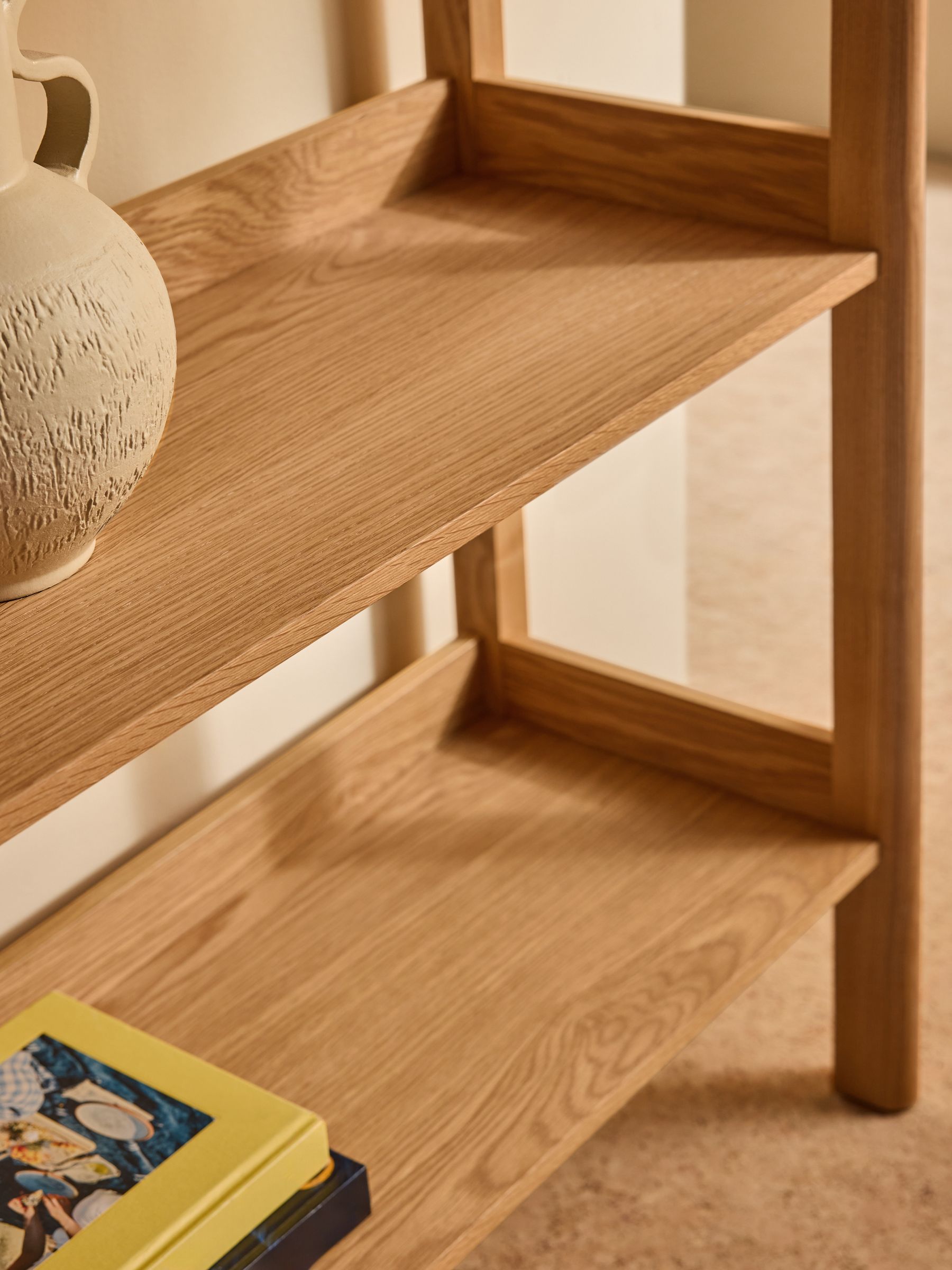 Reeve Shelving Unit in Oak - Image 2 of 6 Reeve Shelving Unit in Oak - Image 2 of 6