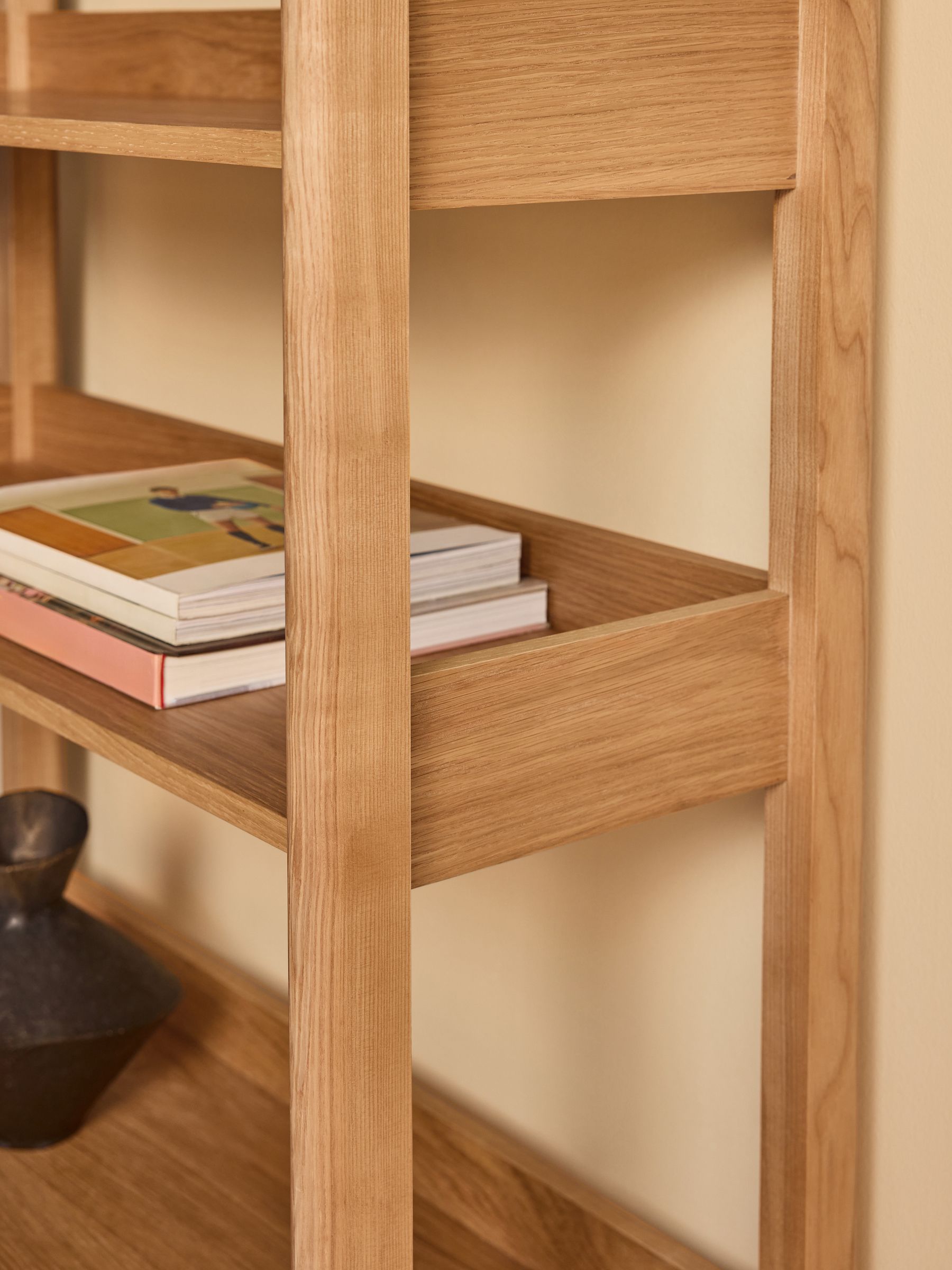Reeve Shelving Unit in Oak - Image 3 of 6