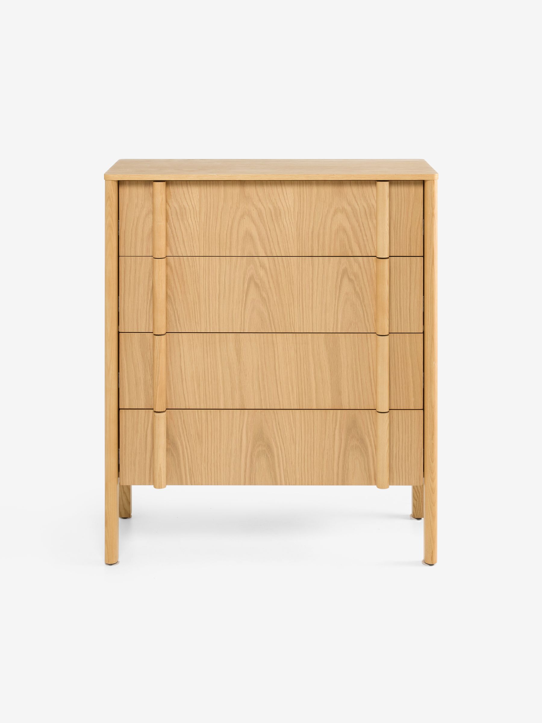 Reeve 4 Drawer 4 Drawer Chest in Oak - Image 2 of 5