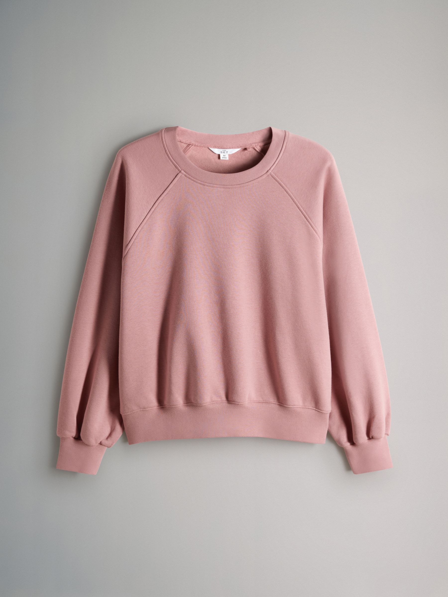 Chocolate Brown/Pinks/Cream 4 Pack Raglan Sweat Tops - Image 4 of 6