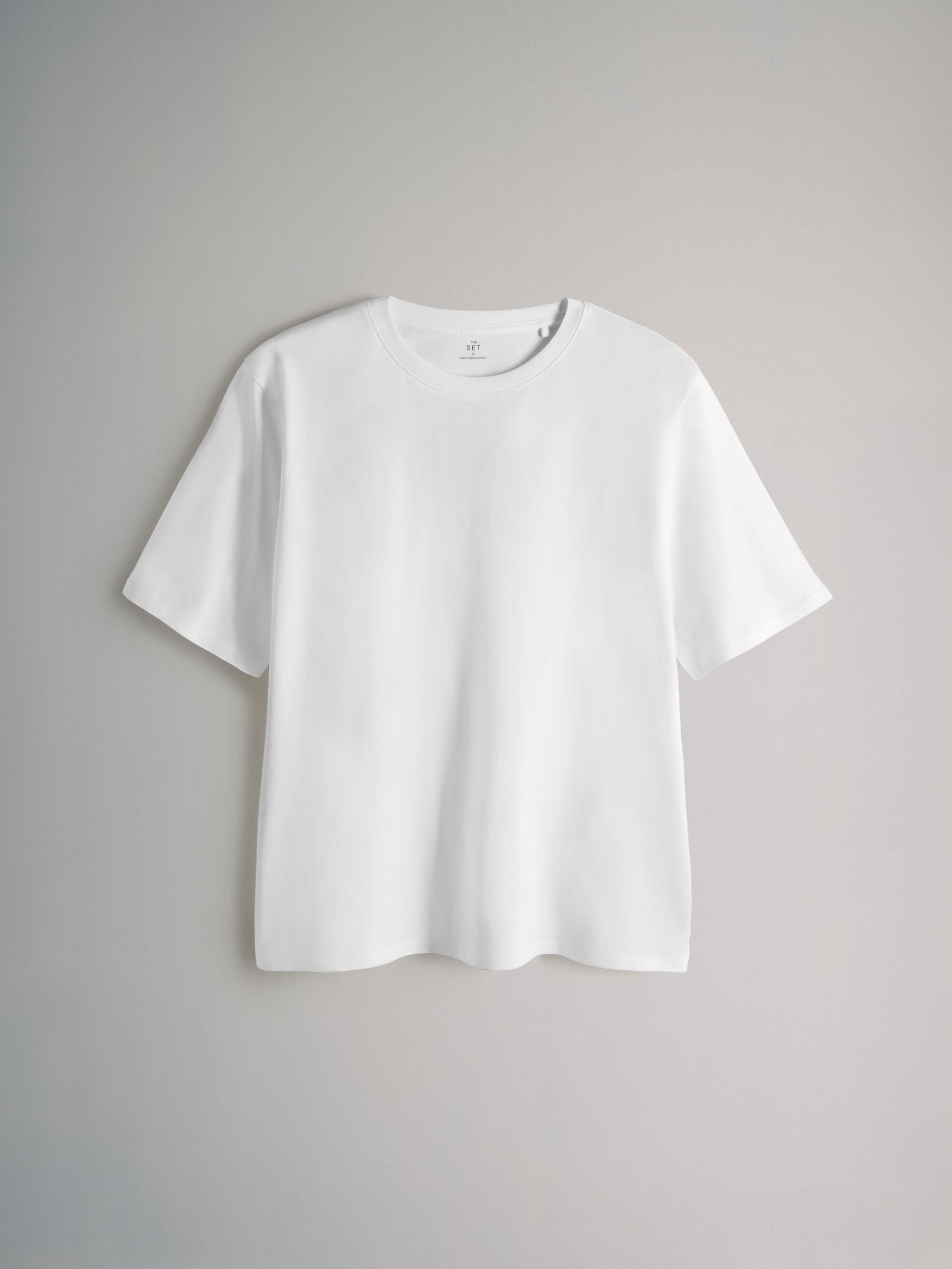 10 Pack Short Sleeve Relaxed Fit Crew Neck T-Shirts Black/White/Red/Neutrals - Image 4 of 6