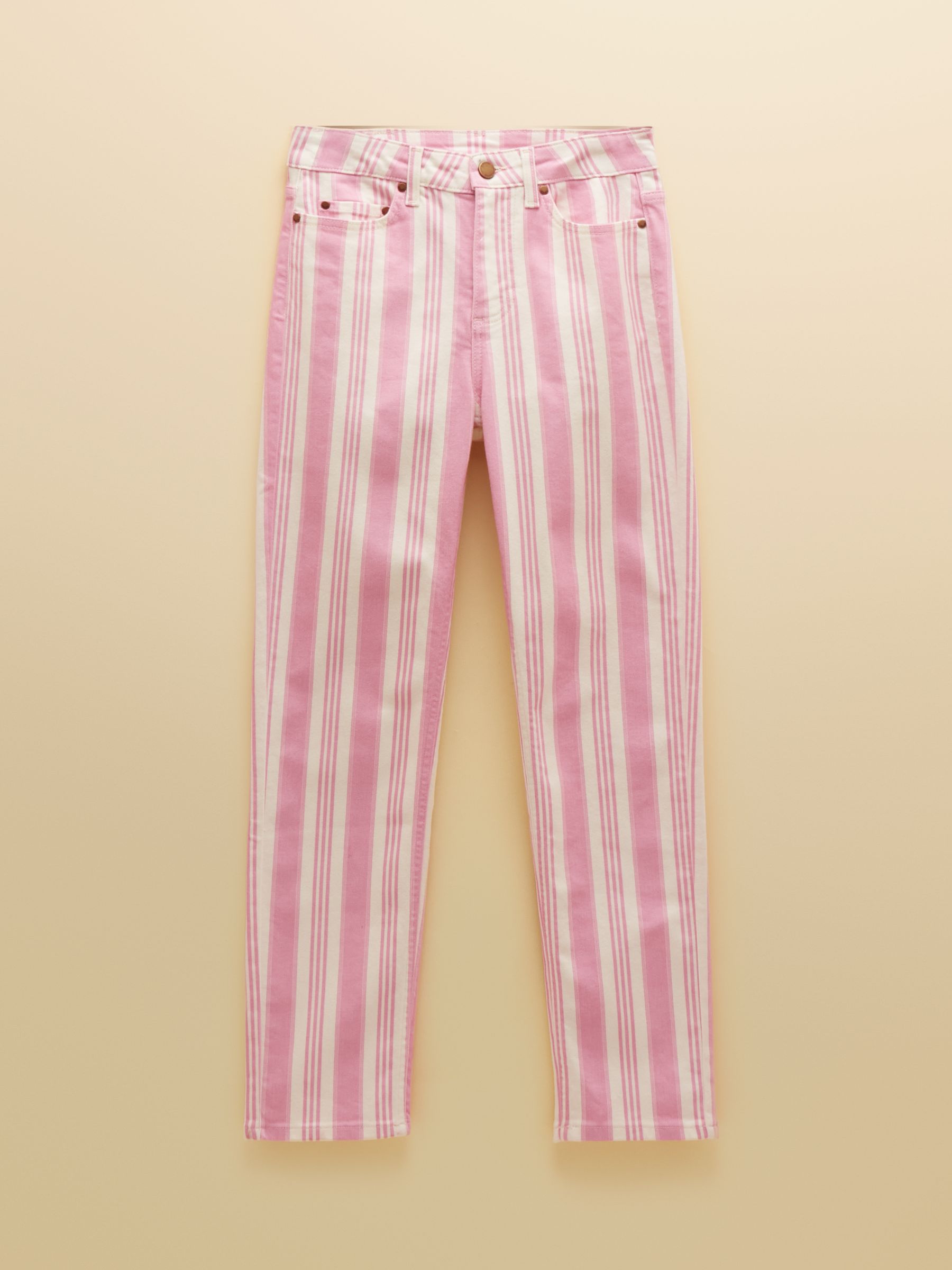 Pink Straight Fit Mid Rise Jeans - Image 7 of 7