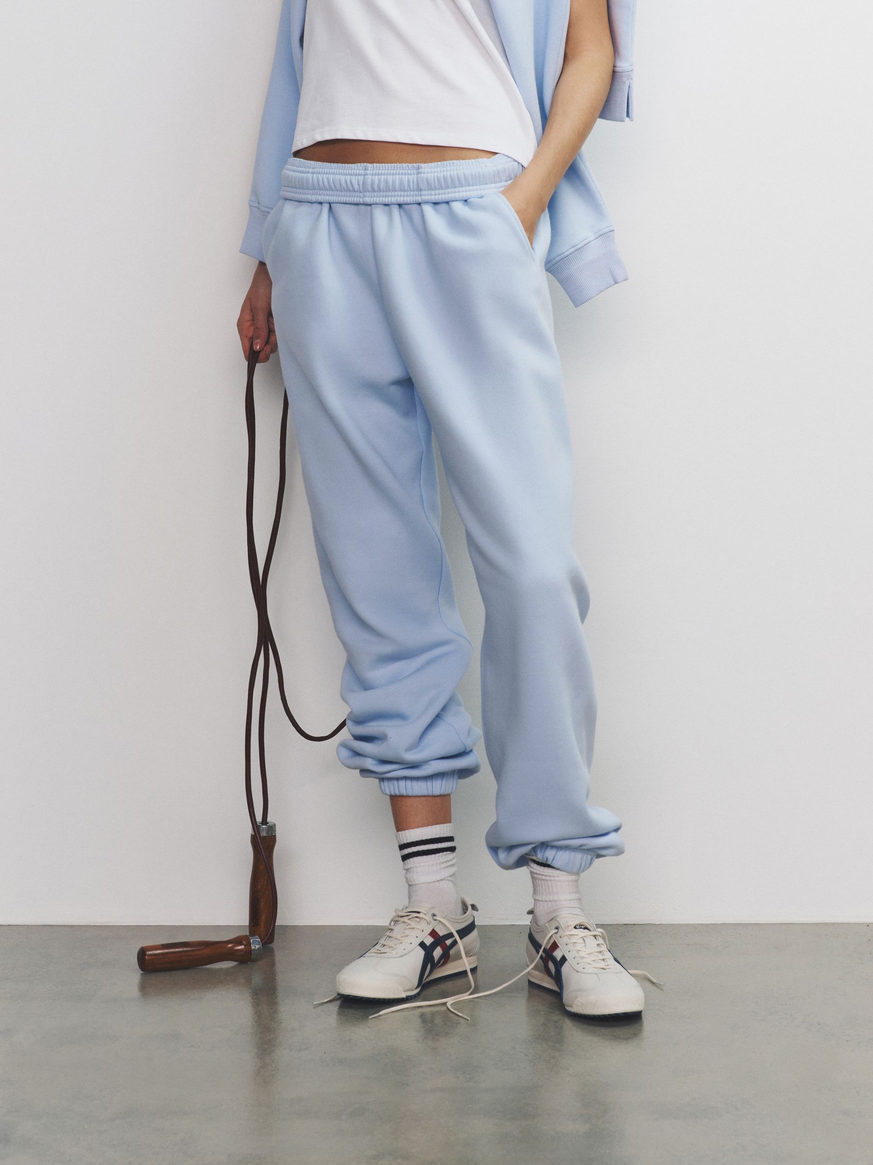 Blue/Light Blue 2 Pack Sweat Cuffed Joggers - Image 2 of 6