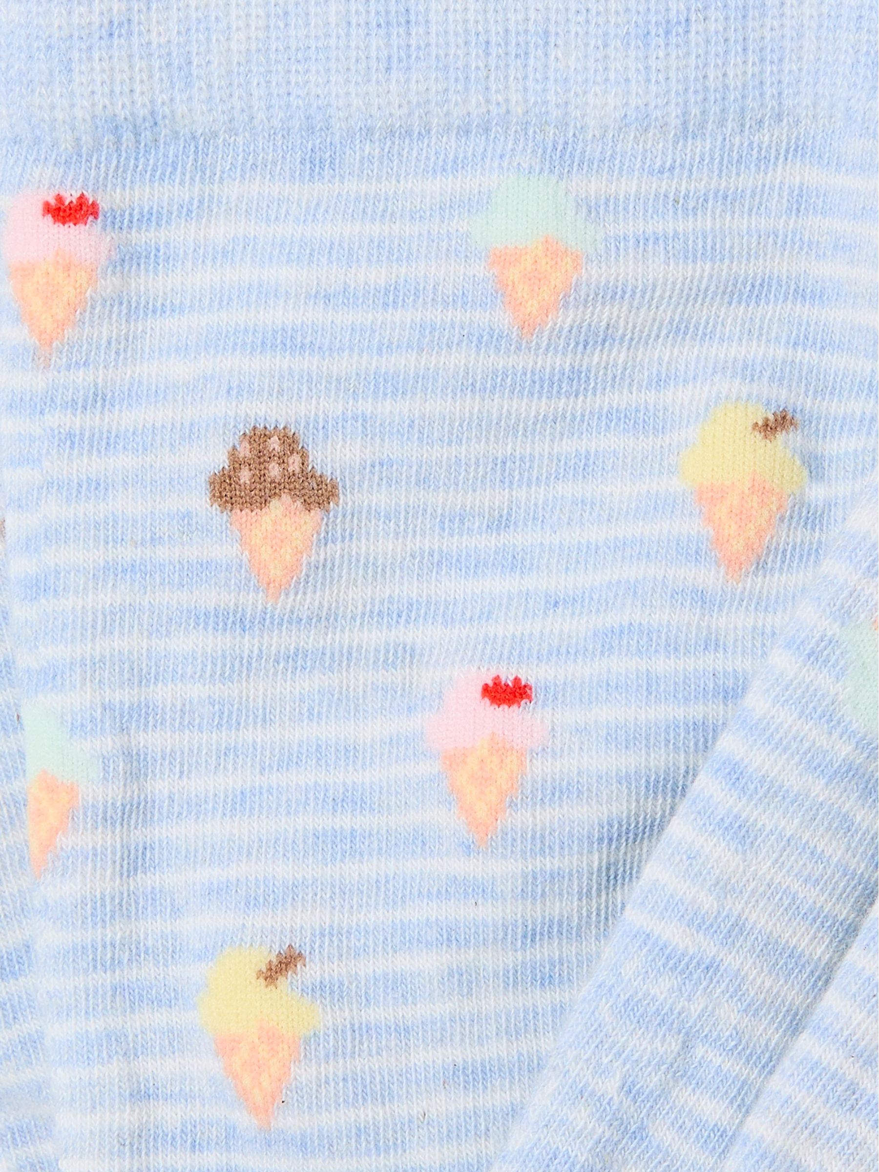 Light Blue Ice Cream Socks - Image 2 of 2