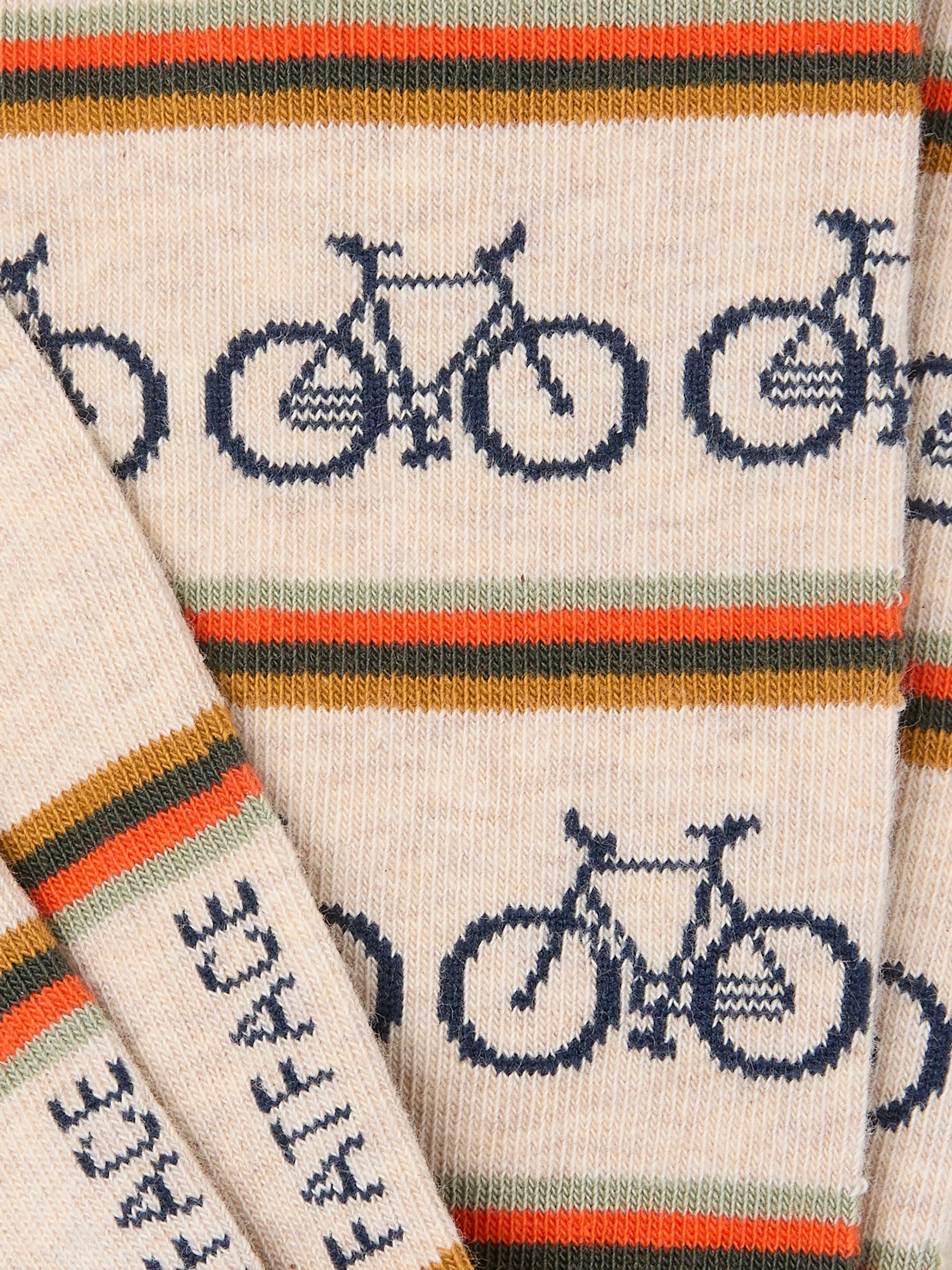 Oatmeal Bike Socks - Image 2 of 2