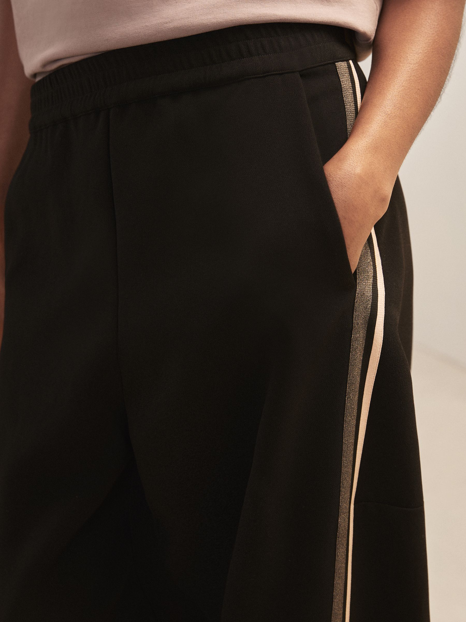 Reiss | Royal Ballet Stripe Trousers in Black - image 3
