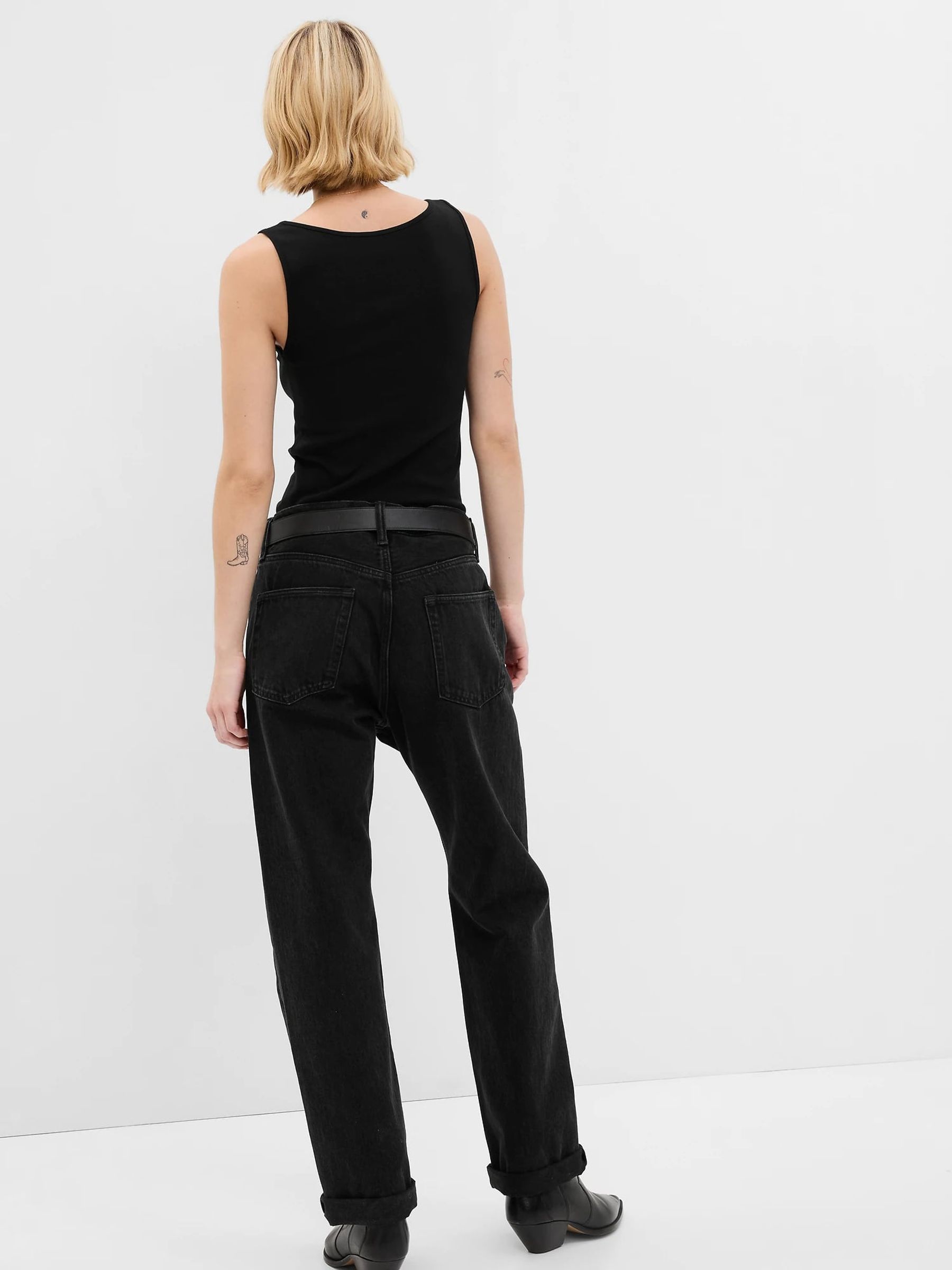 Black Modern Vest - Image 5 of 6